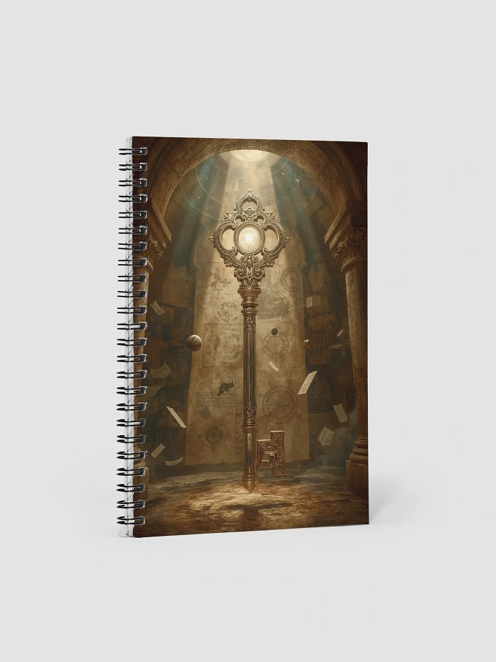 The Gatekeeper’s Key – Archive Journal Edition | Premium Spiral Notebook (140 Pages) product image (1)