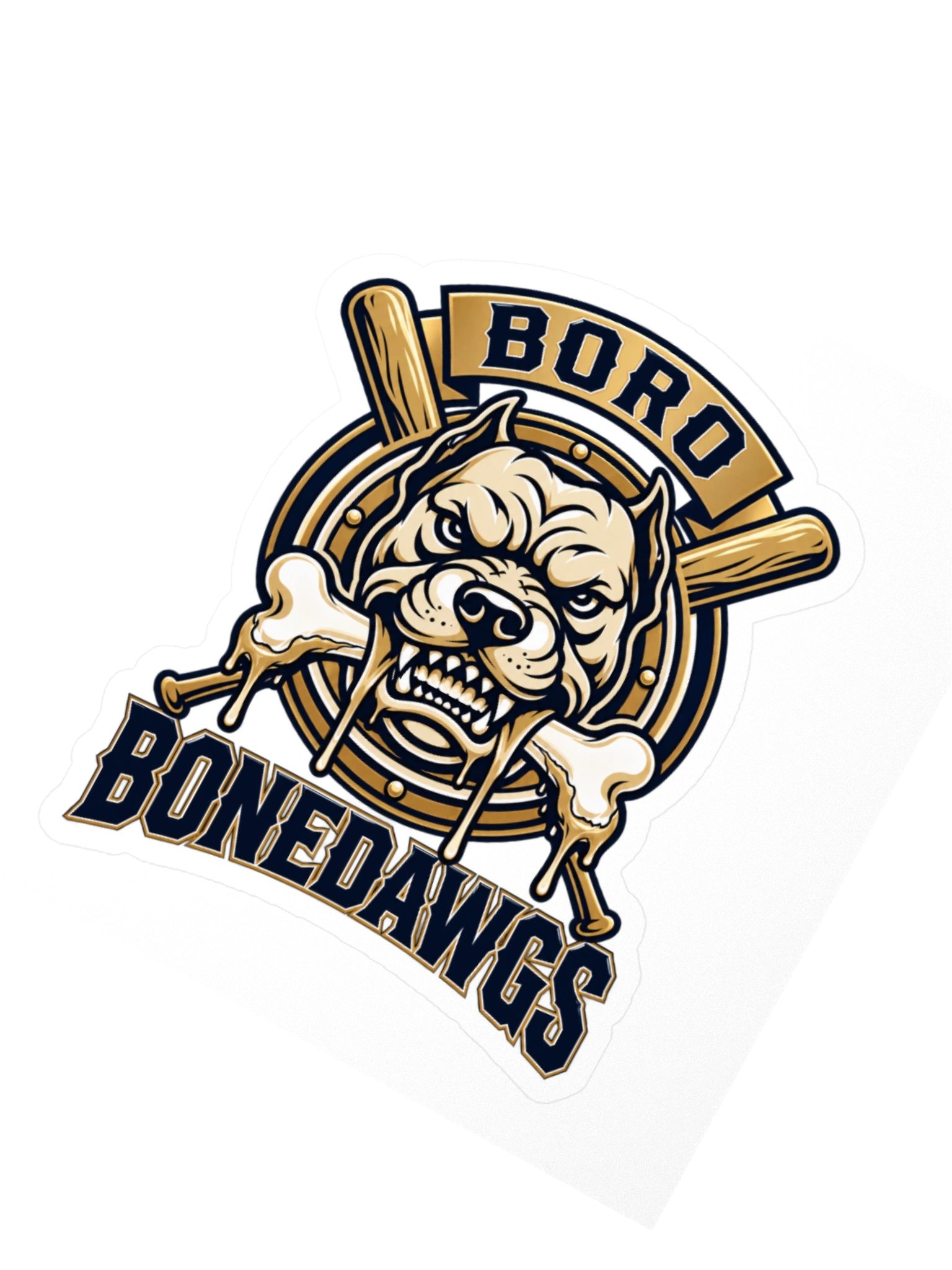 Boro Bonedawgs Alt. Logo Sticker product image (2)