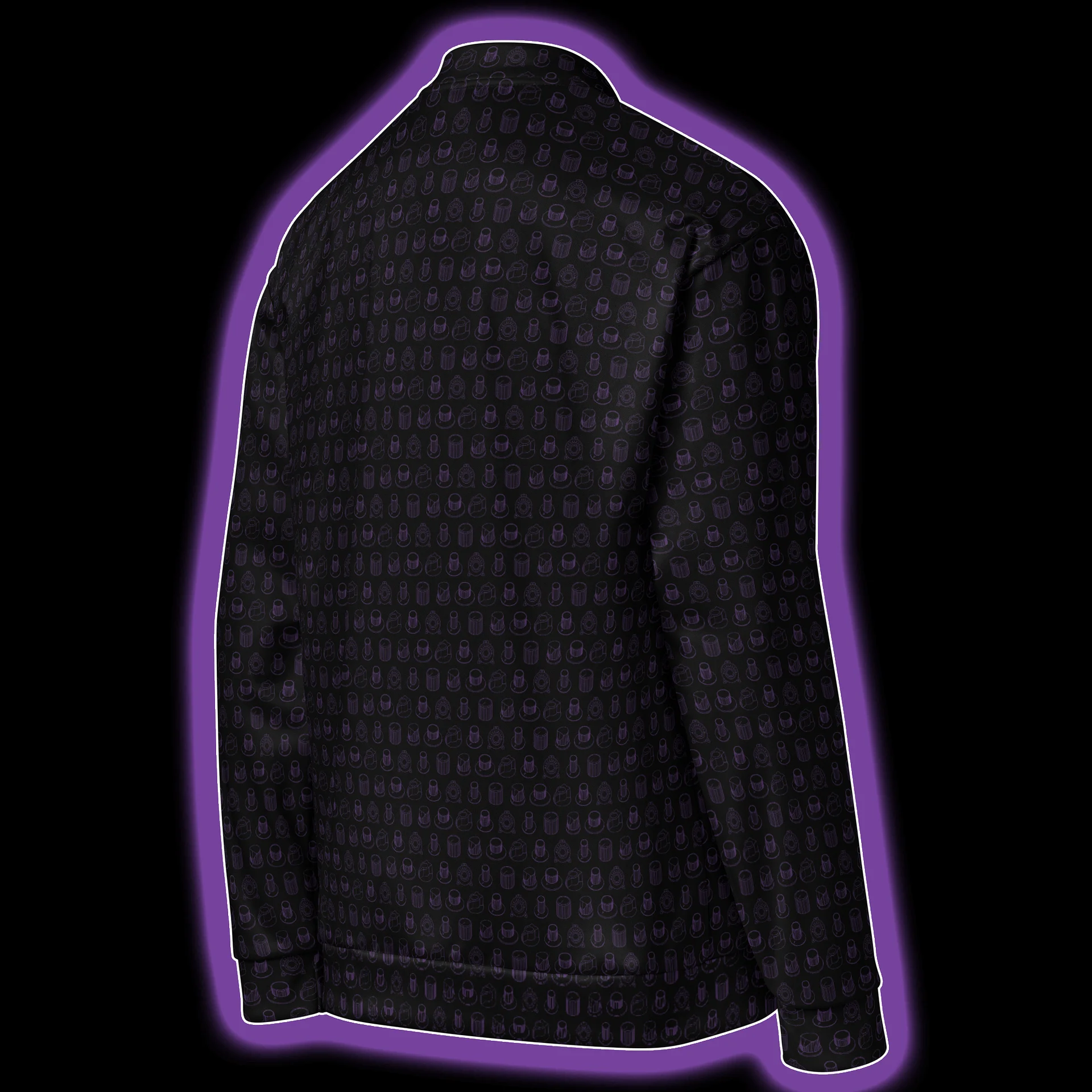 Synthesis Icons Studio Jacket - (7 Iconic Synth Knobs) AMETHYST product image (4)