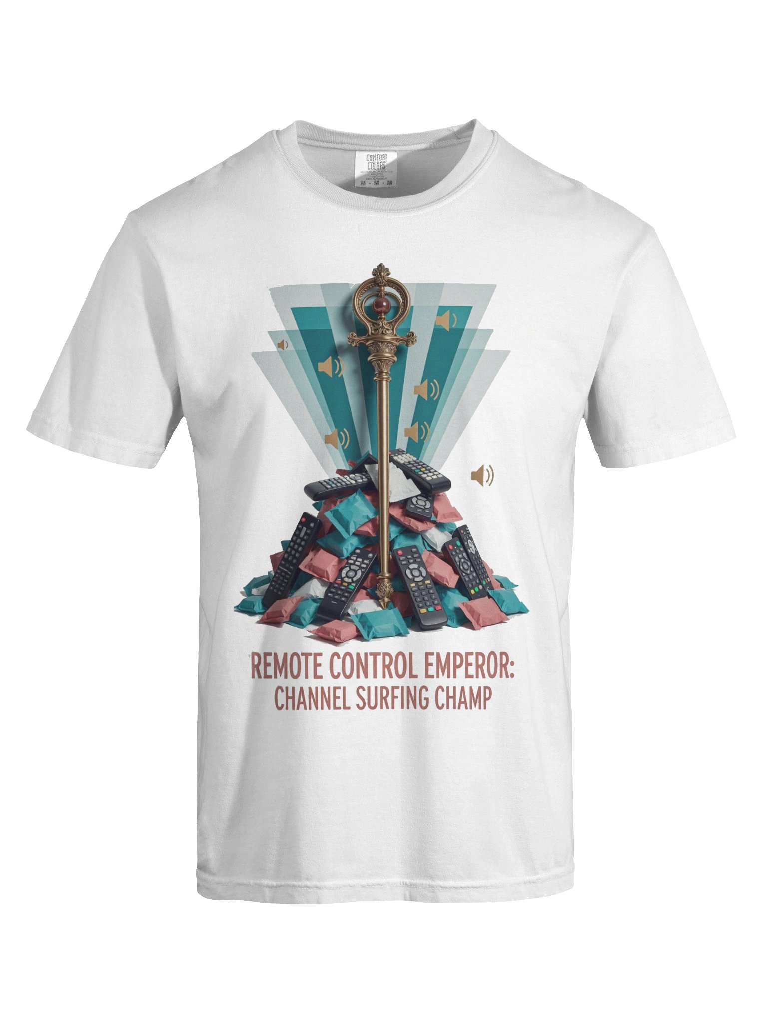 Remote Control Emperor T Shirt, Channel Surfing Champ Mug, Funny Dad Gift product image (7)
