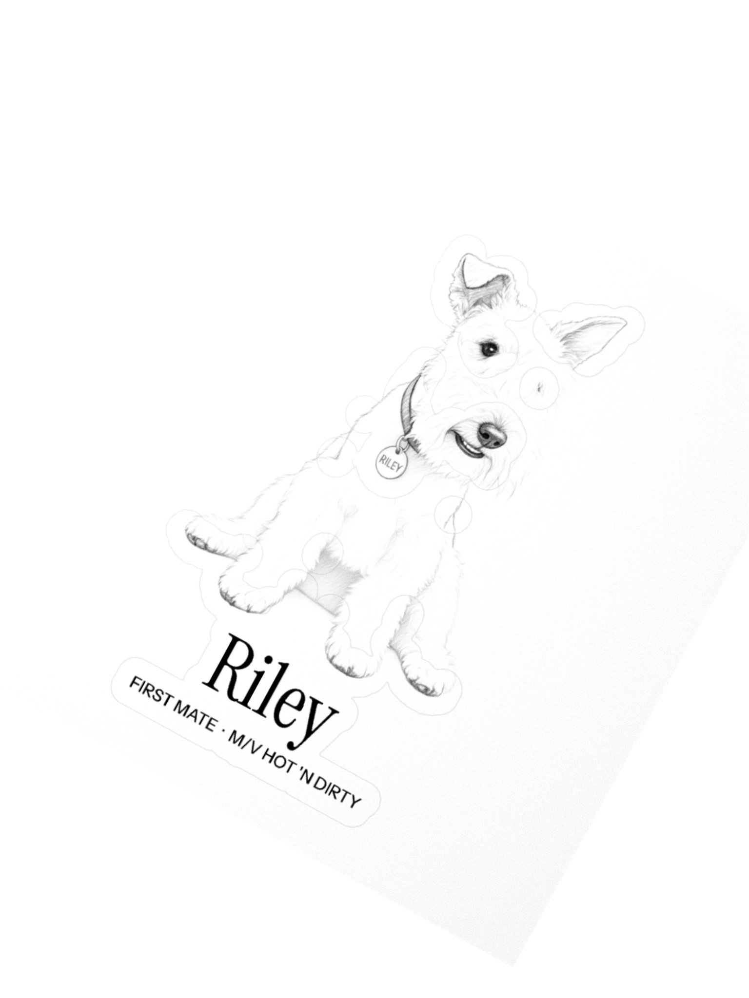 Riley, First Mate Sticker product image (3)