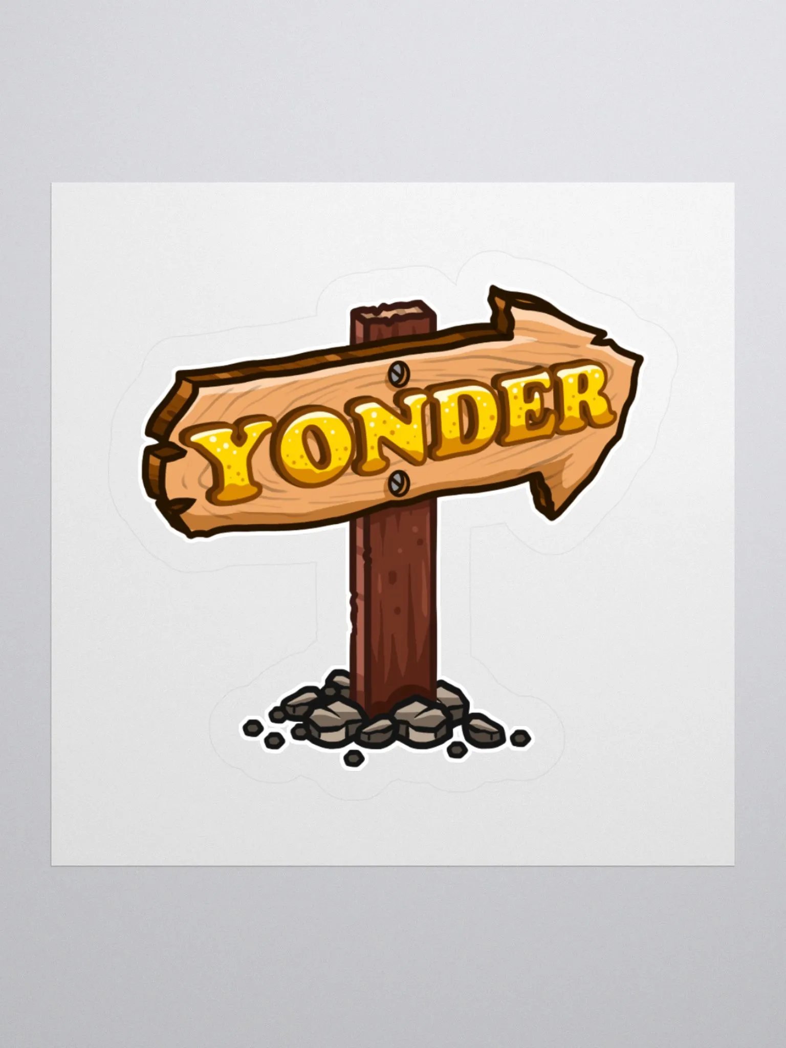 Yonder Sticker product image (1)