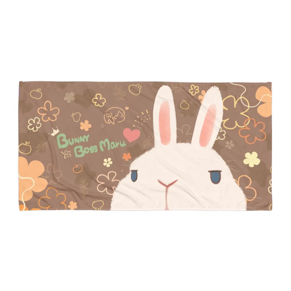 Peeking Maru Bath Towel product image (1)