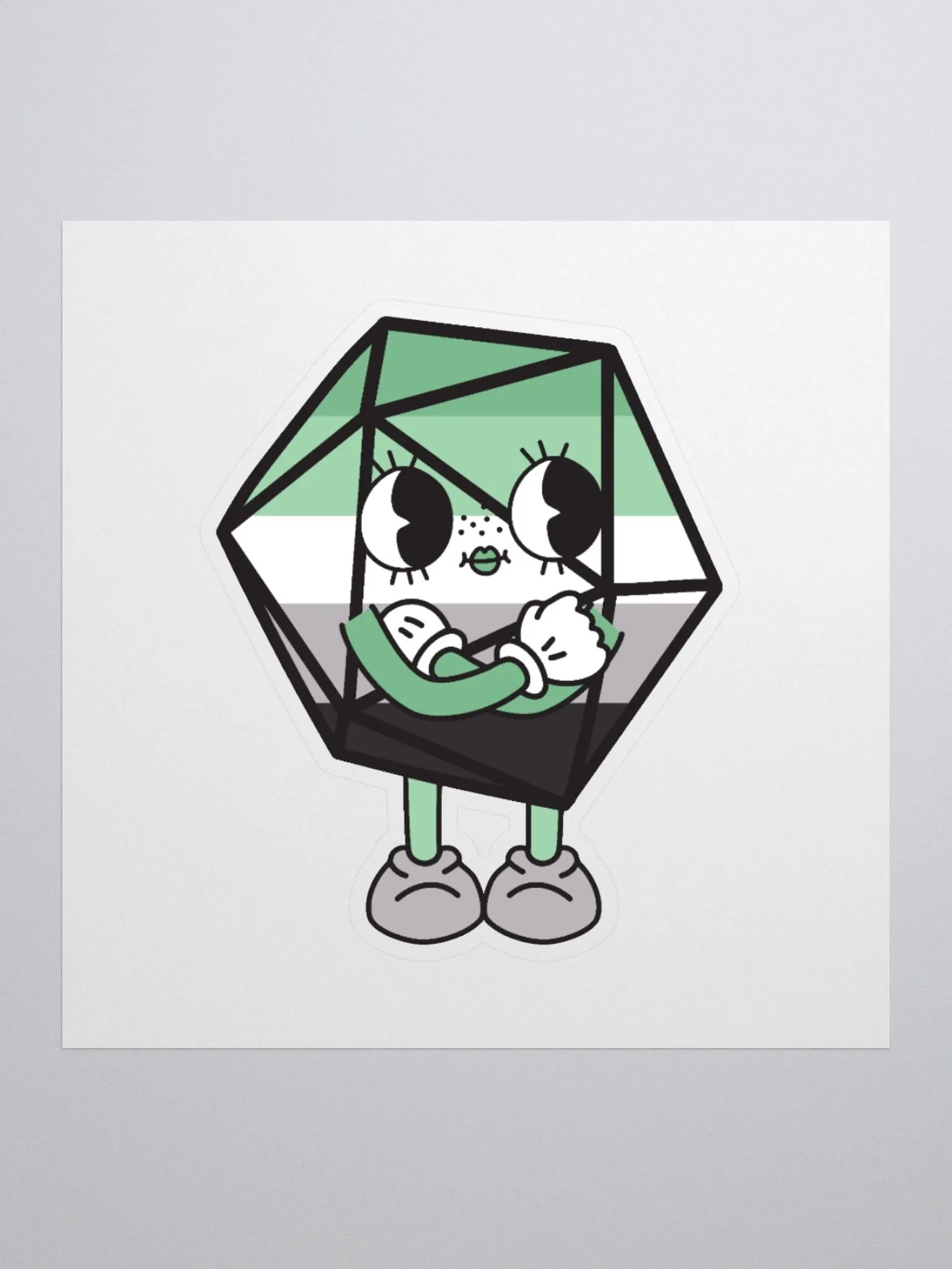 Aromantic Pride Sticker product image (1)