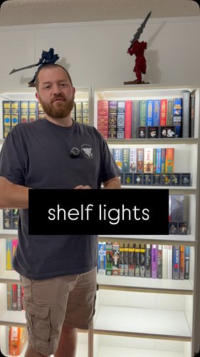 some people have asked about my shelf lights so thought i’d share! 

#bookshelf #bookshelflights #books #sandershelf #reading