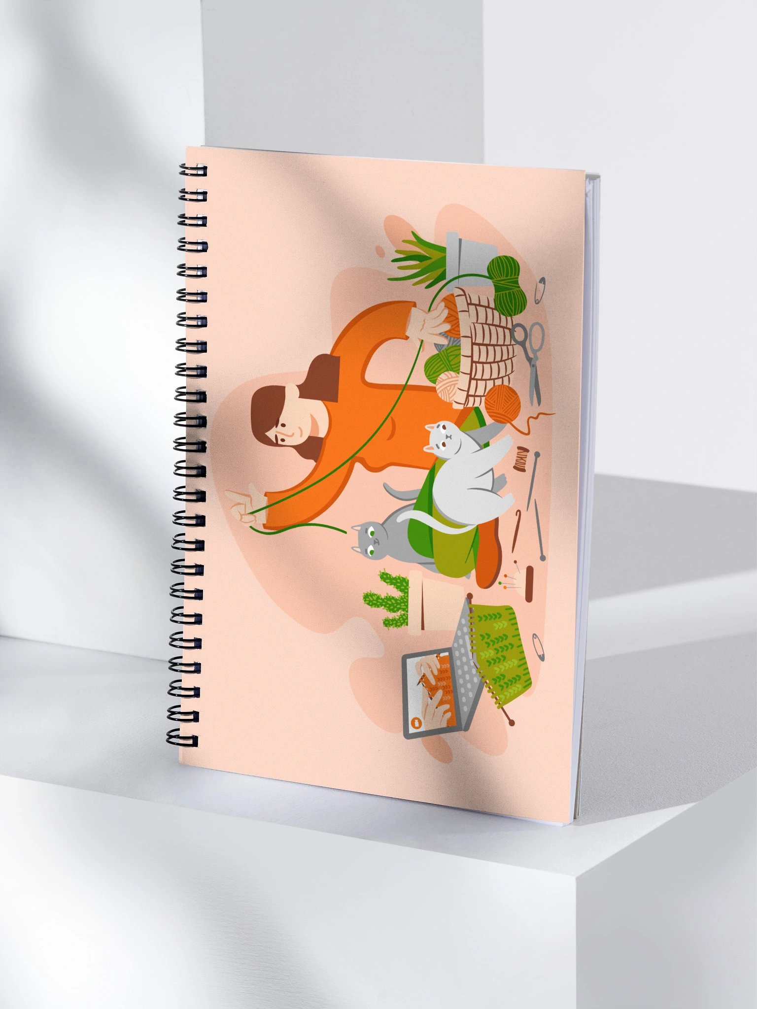 Cozy Crafter's Spiral Notebook product image (4)