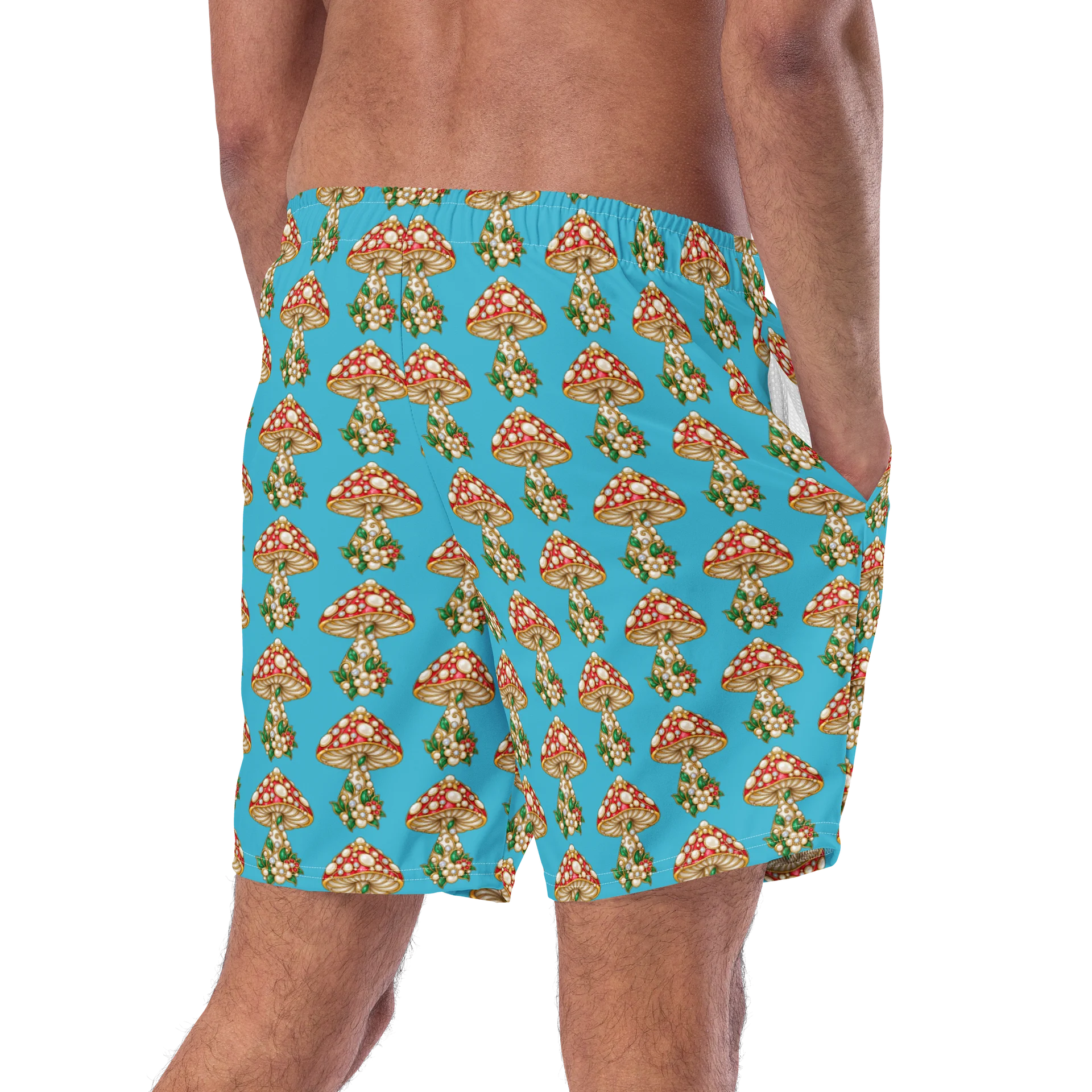 Mushroom Meadow Swim Trunks product image (9)