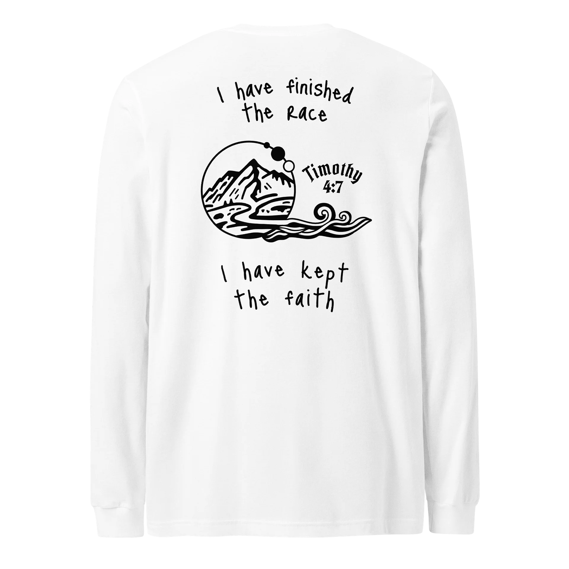 Long sleeve tee God Faith product image (5)