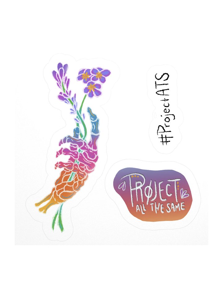 Skeleton Bones Sticker (RAINBOW) product image (2)