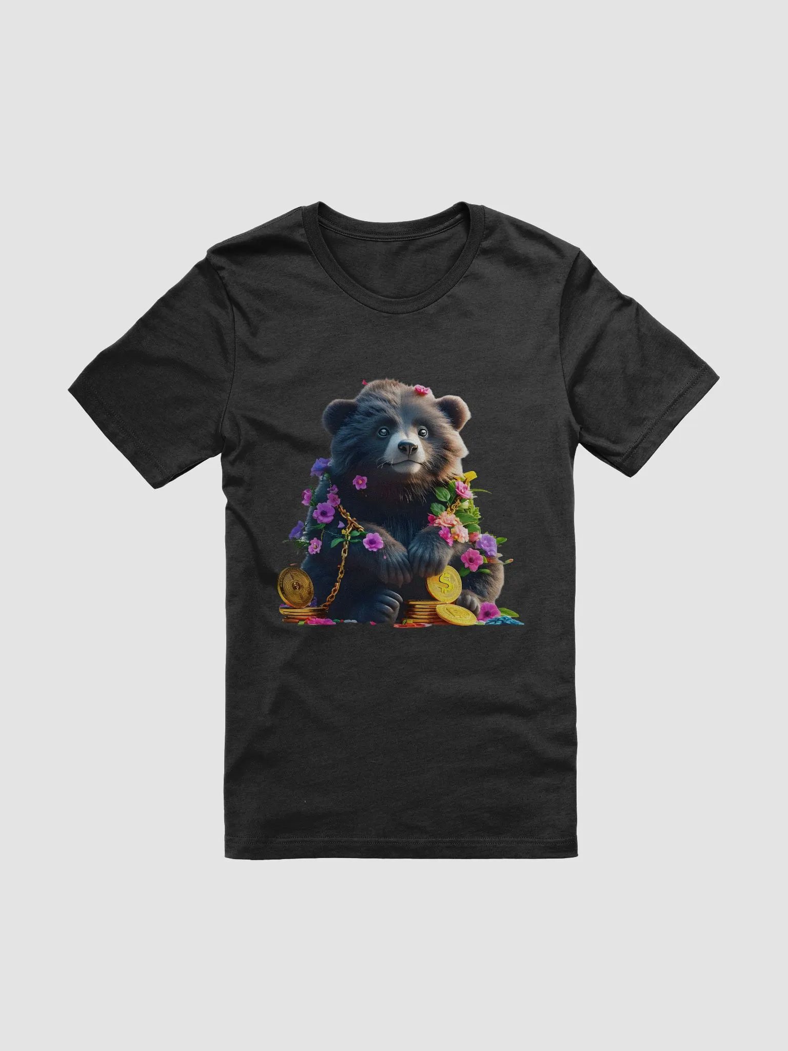 Bear Market Bloom Tee: Crypto's Soft Side product image (1)
