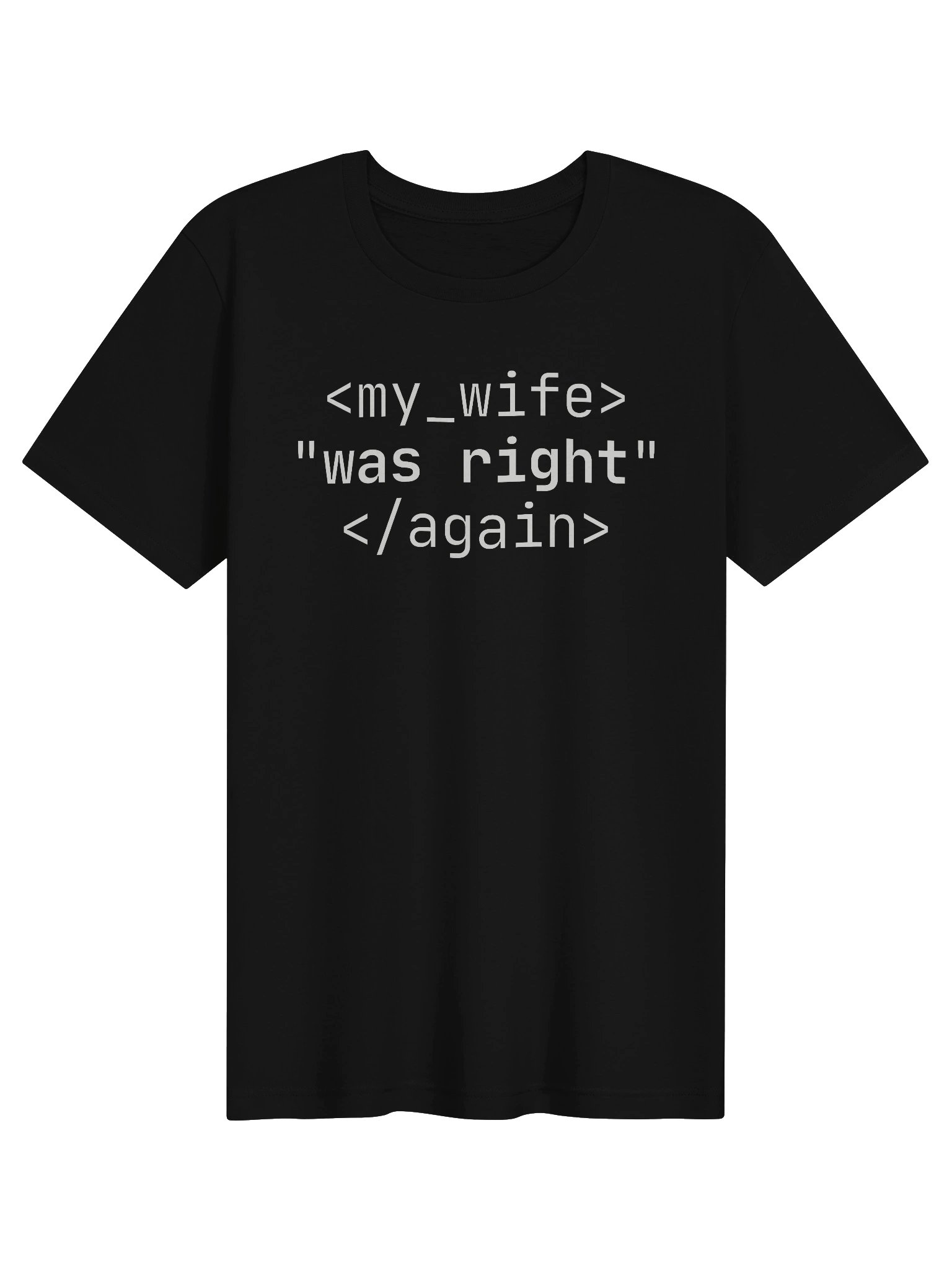 My Wife Was Right Again T-Shirt product image (1)