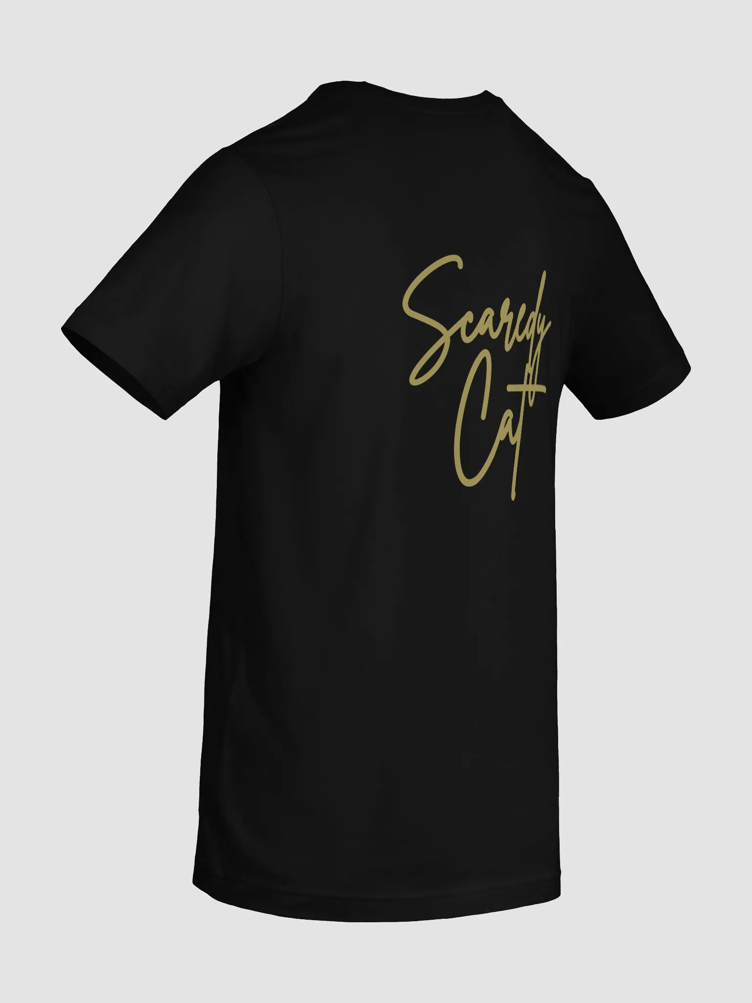 Scaredy Cat Cartoon Cat Tee product image (20)