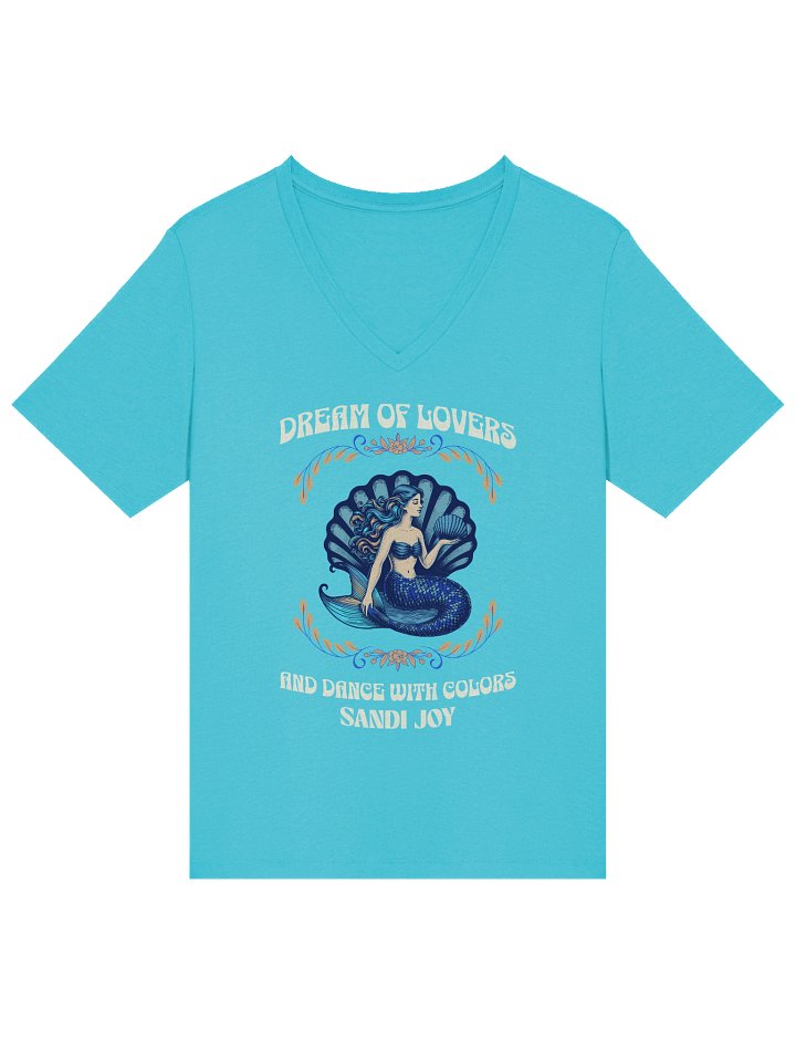 Turquoise V-Neck Women - Dream of Lovers and Dance with Colors product image (2)