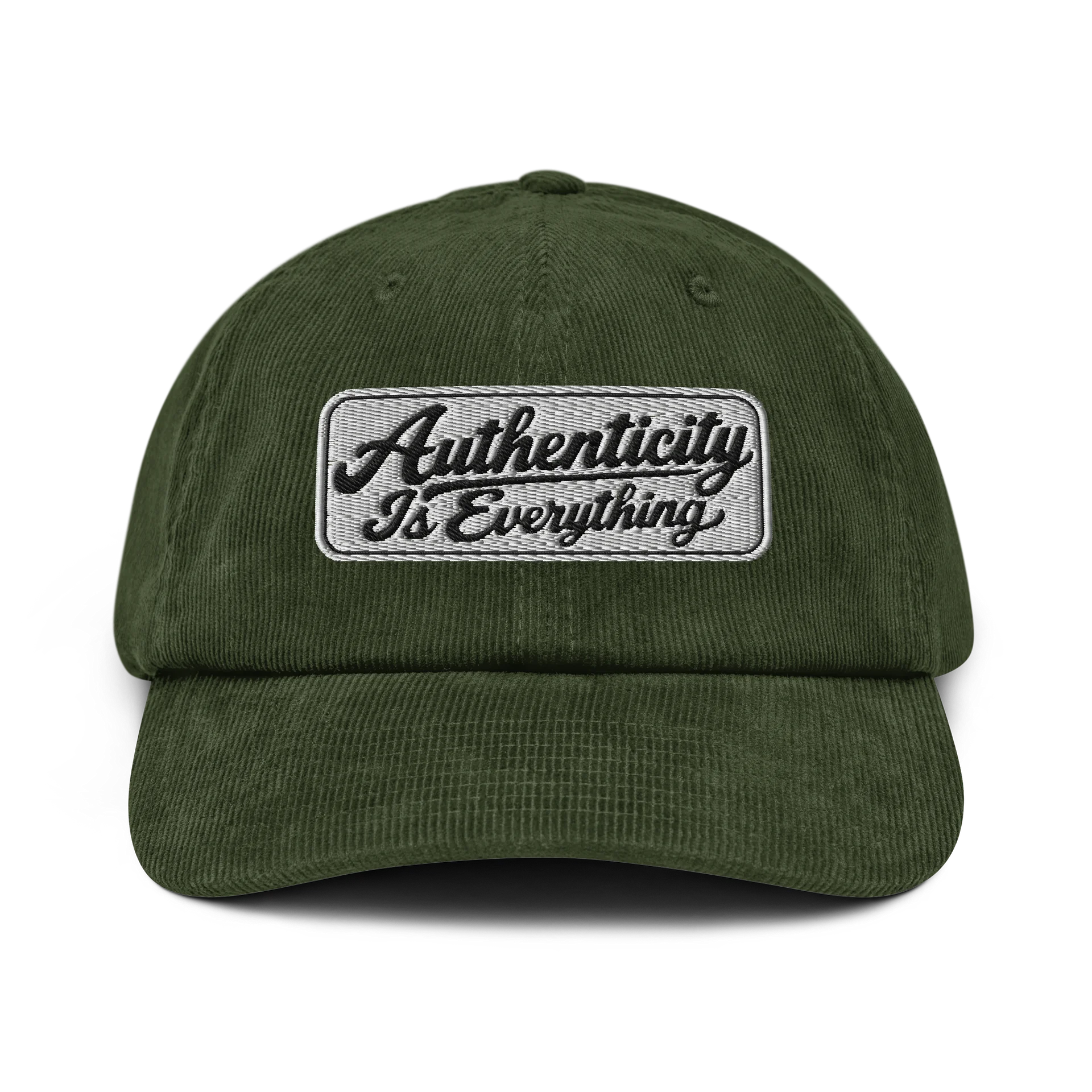 Corduroy Script Logo hat product image (1)