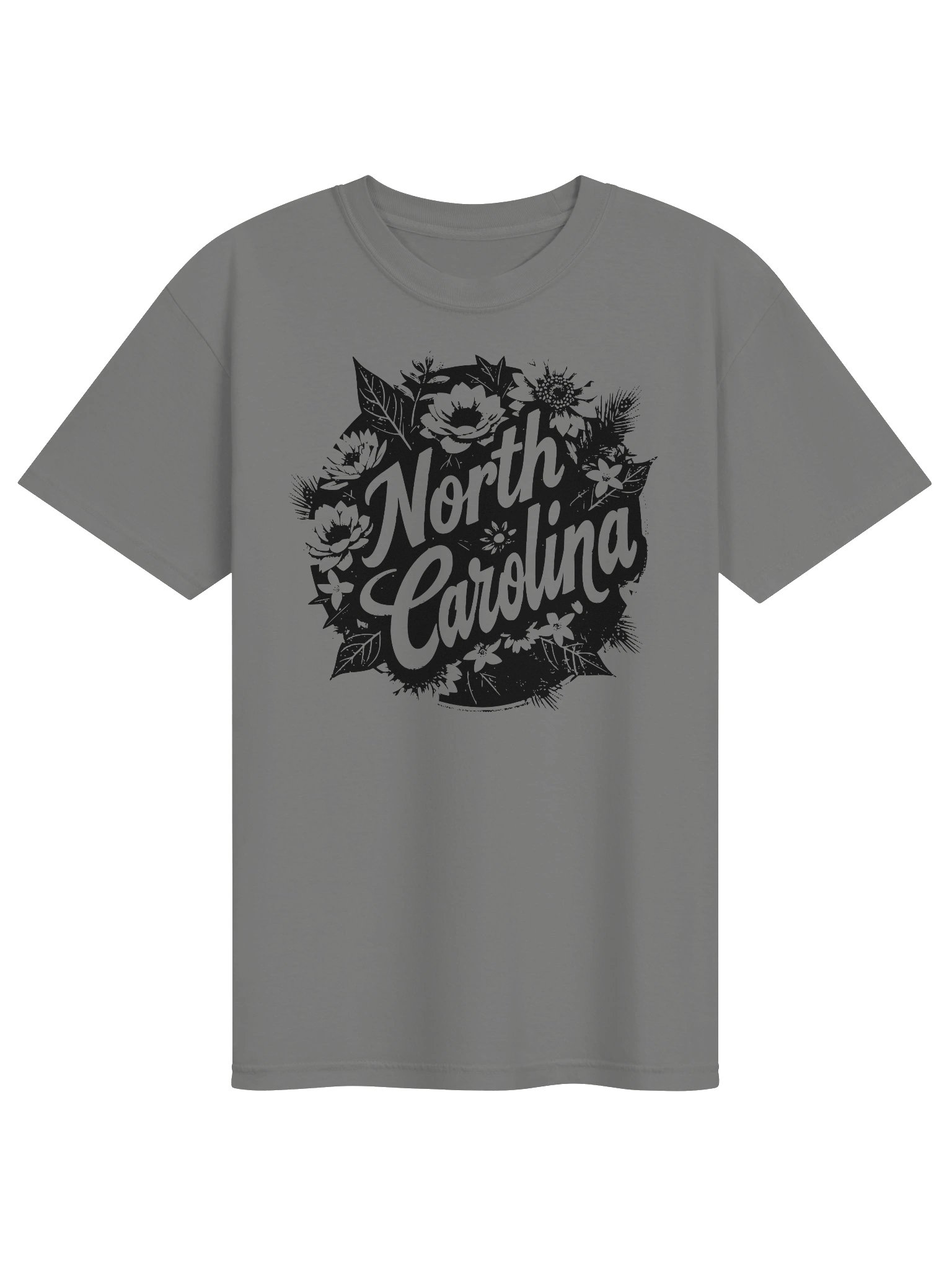 North Carolina Floral T-Shirt | Vintage State Pride Graphic Tee product image (2)