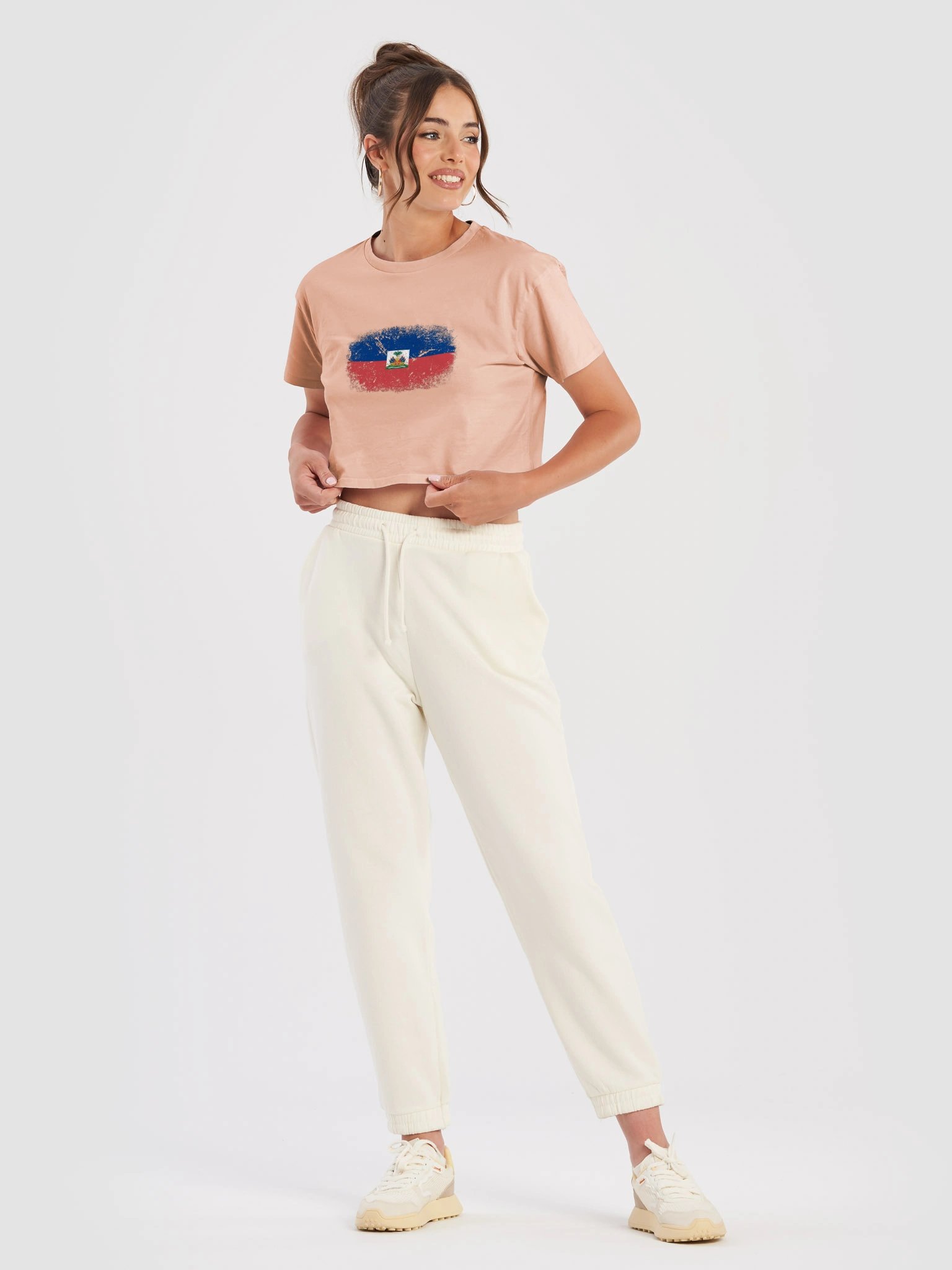 Haiti Flag Crop Top product image (27)