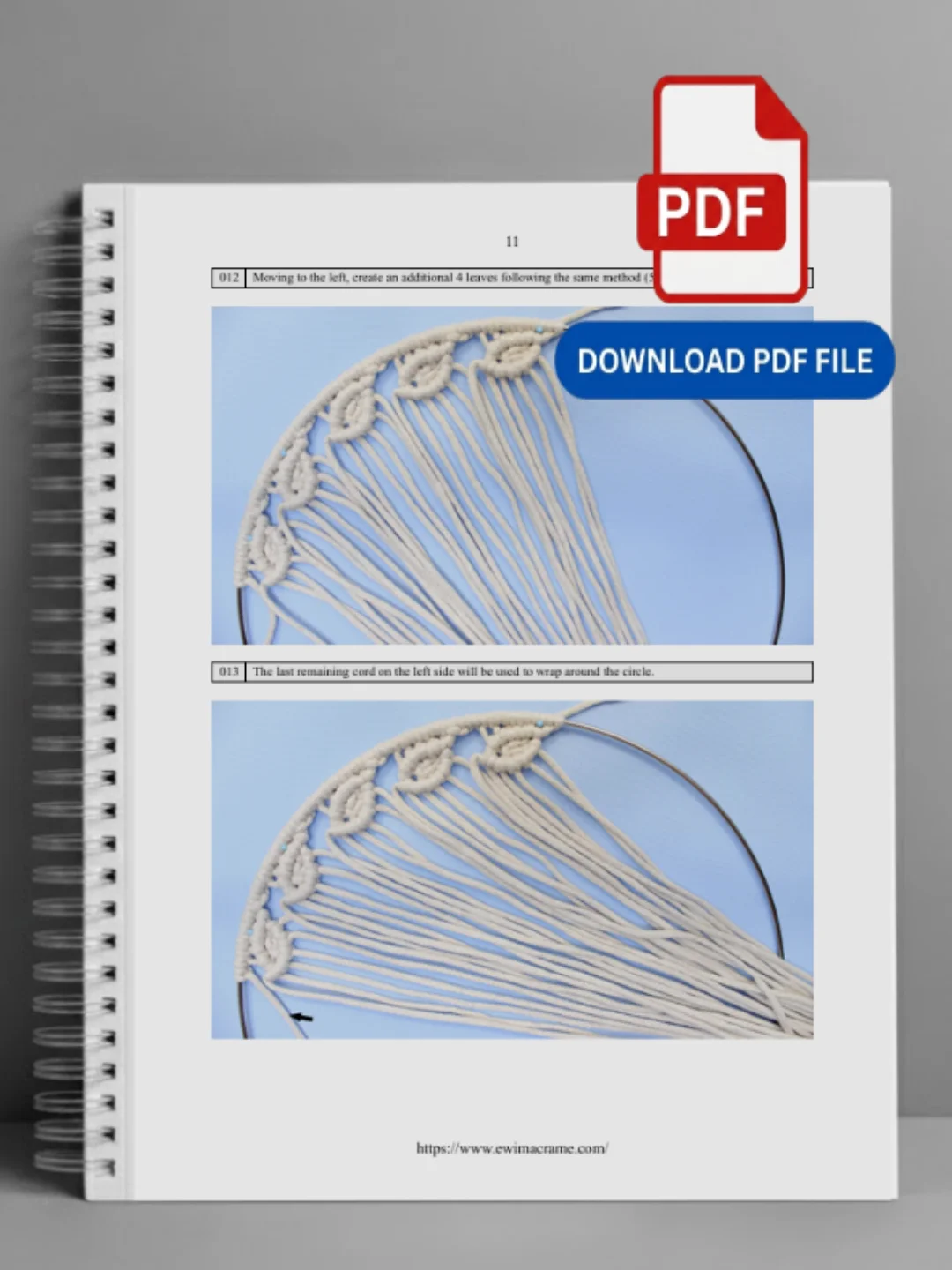 Macrame Tree Two-Tone Design — Photo Tutorial product image (3)
