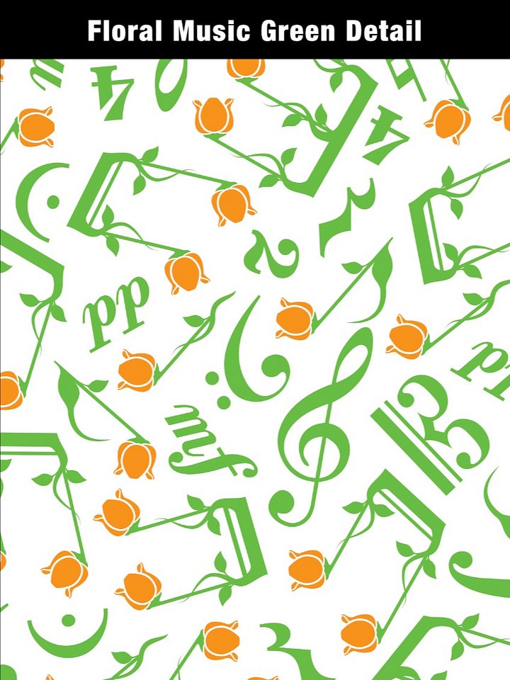 Floral Music Green product image (2)