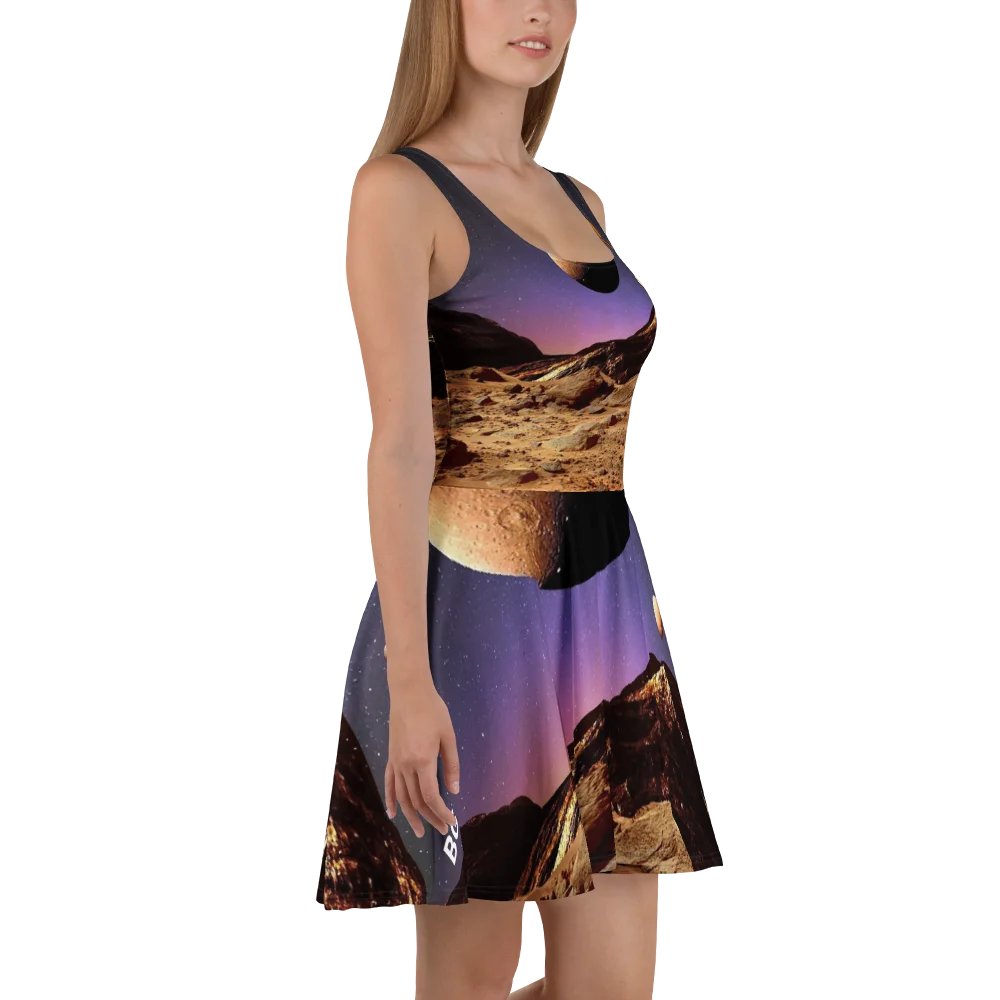 'Floating' Vibrant Melodies Skater Dress product image (3)