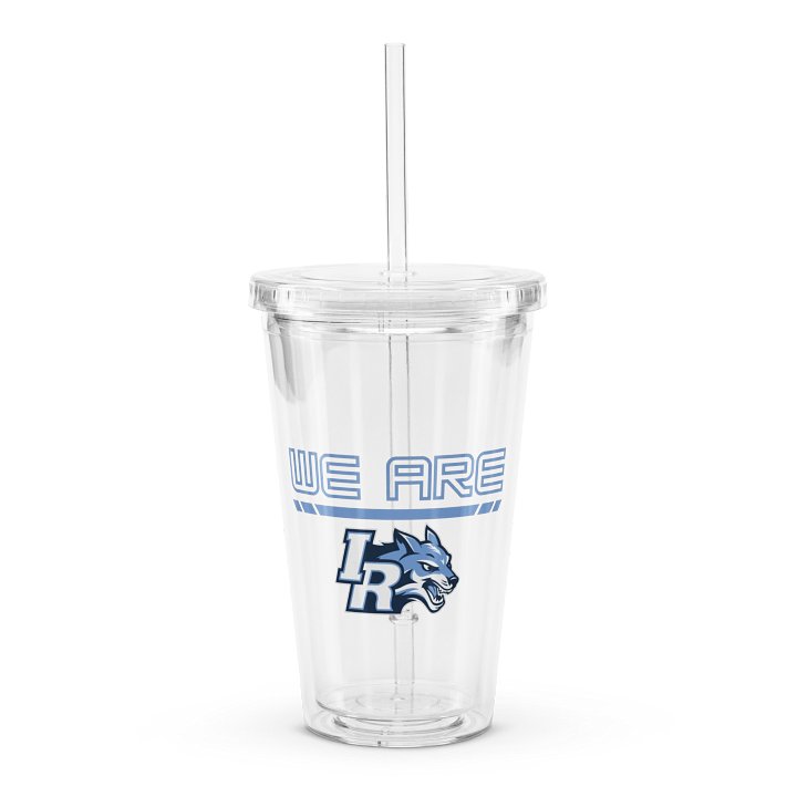 Double Walled Clear Plastic Tumbler (16 oz) - We Are IR Columbia product image (1)