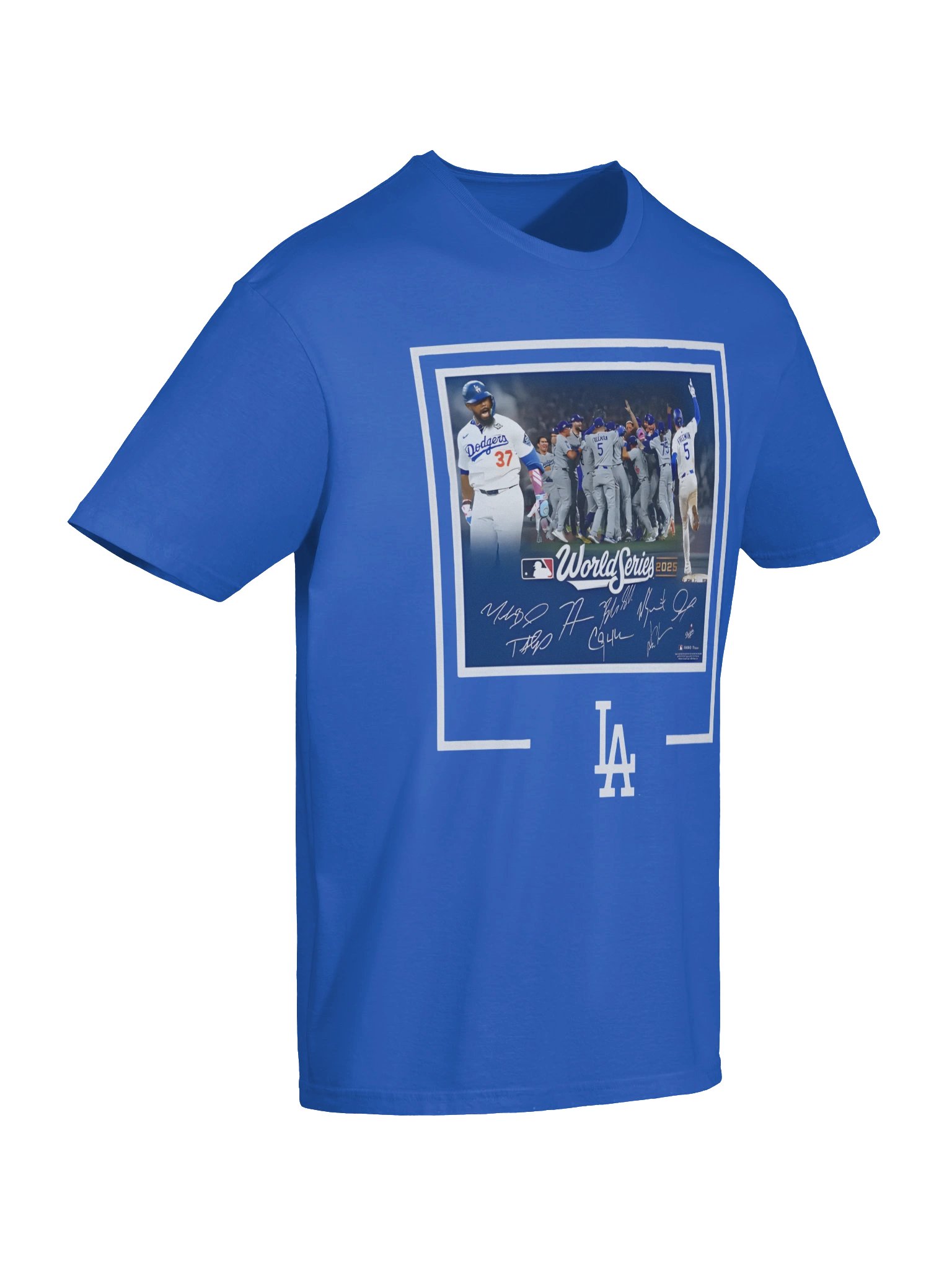 Dodgers Autographed World Series Signatures T-Shirt product image (7)