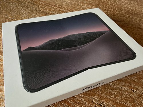 The new iPhone Duo arrived! This will take some getting used to,but so far I love it! #iphoneduo #iphone #unboxing