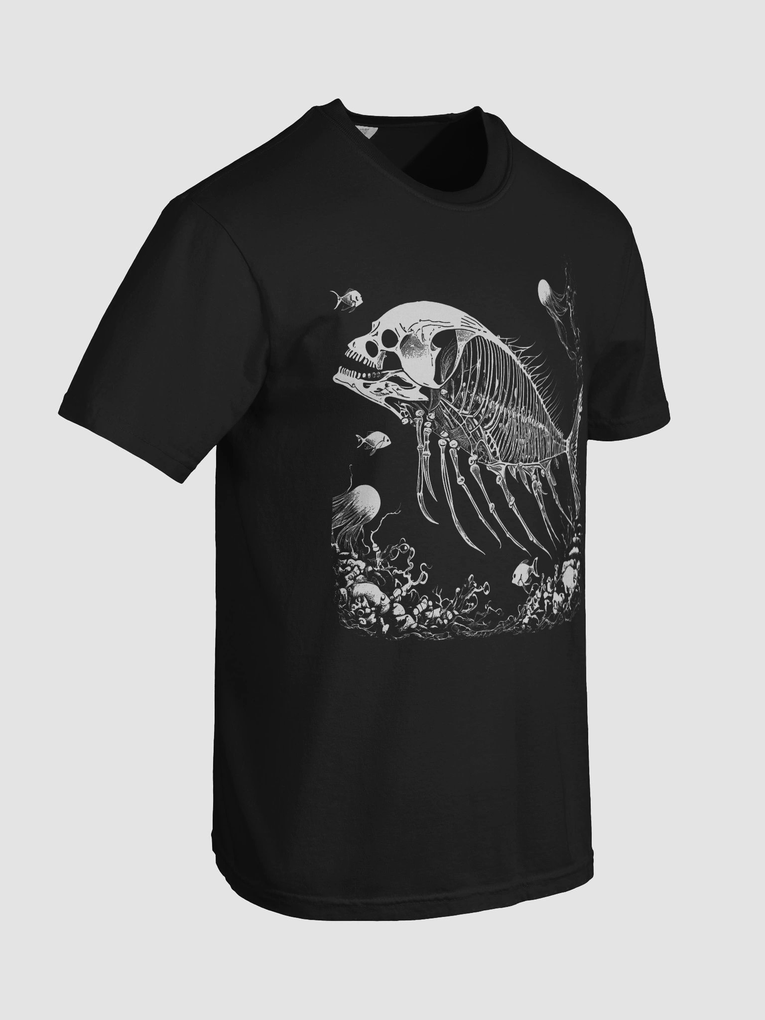 Skeleton Fish T-Shirt product image (8)