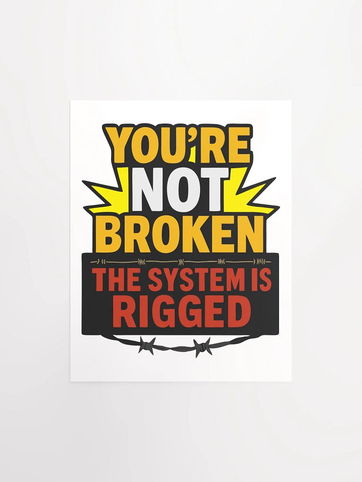 You're NOT Broken Resistance Poster product image (1)