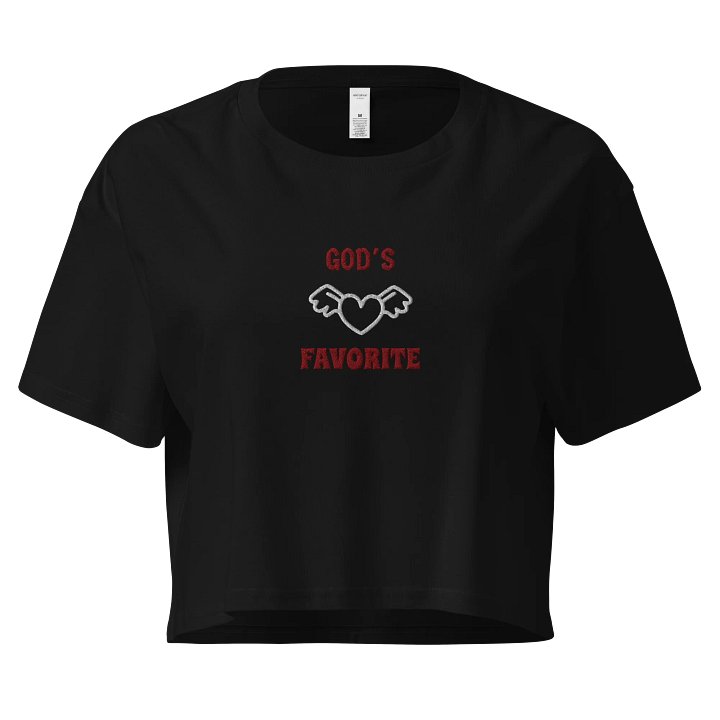 God's Favorite - (EMBROIDERED) Mood Crop Top | Vixelle product image (1)