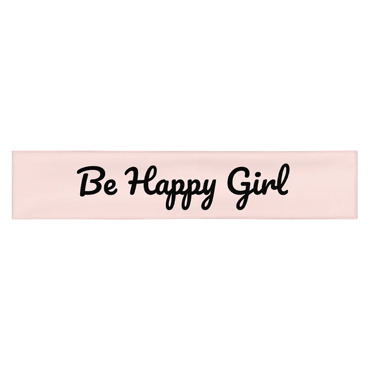 Be Happy Girl All-Over Print Headband product image (1)