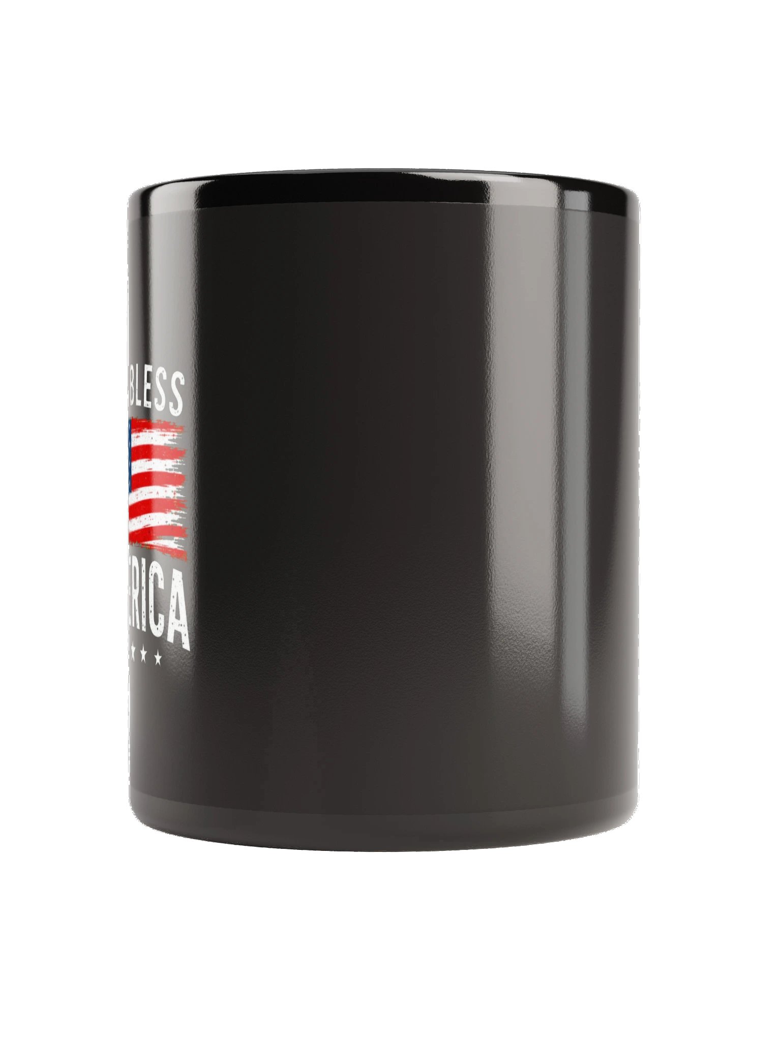 USA Collection God Bless America Black Glossy Mug product image (8)