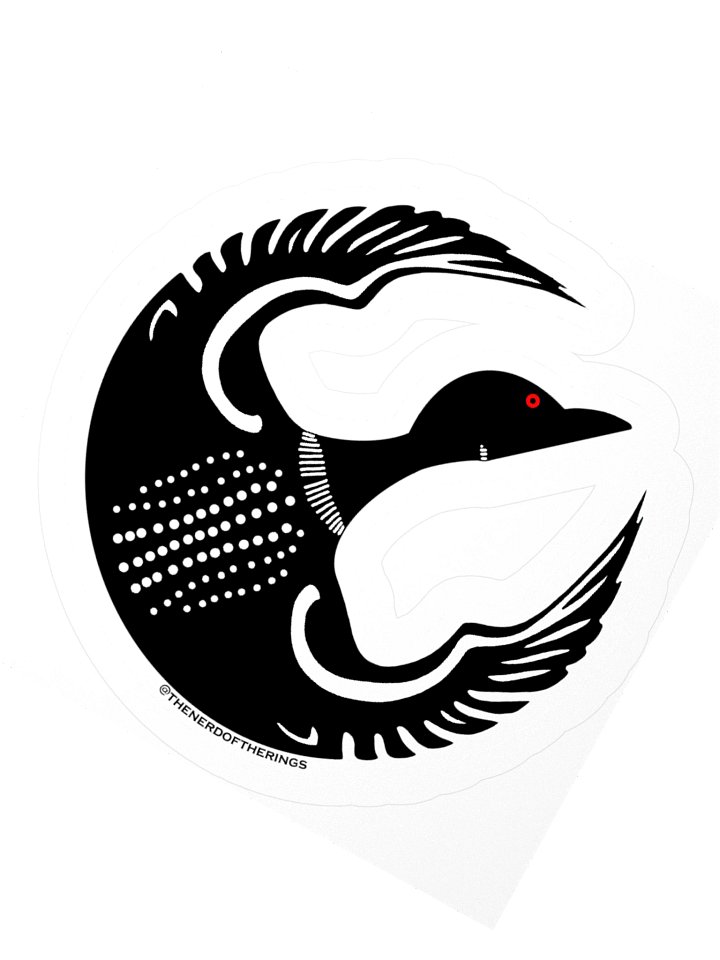 Rebel Loon Sticker - Black & White product image (6)