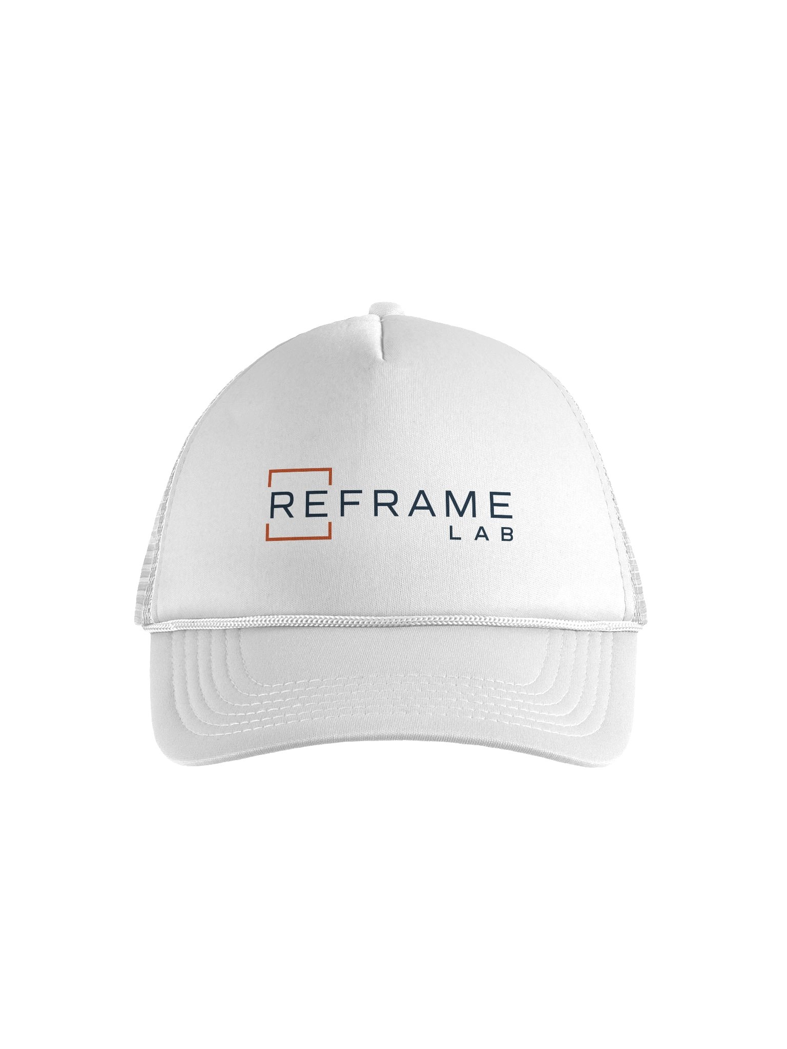 Reframe Lab Trucker Cap (White) product image (1)