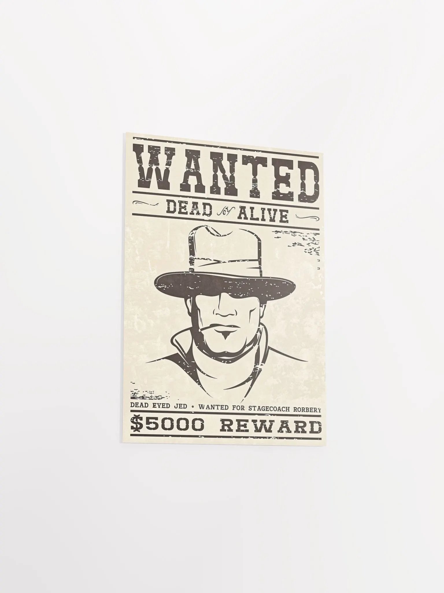 Wanted Dead OR Alive Poster product image (3)
