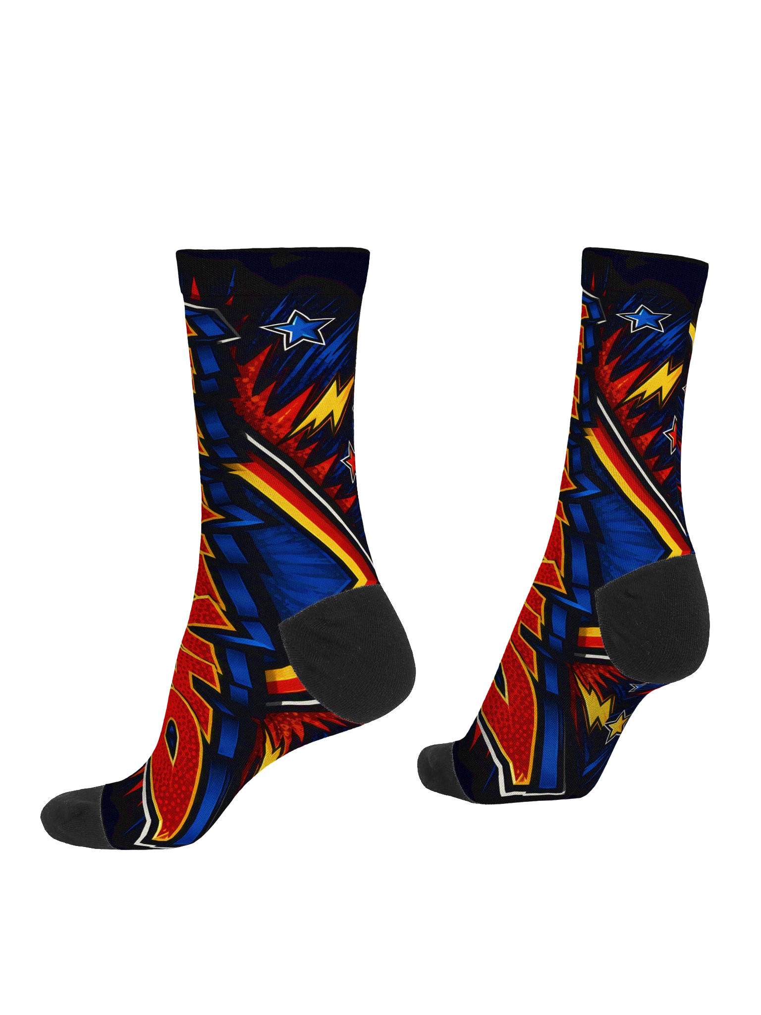 Premium Sustainable Crew Socks BakerMan design by D-ROC product image (4)
