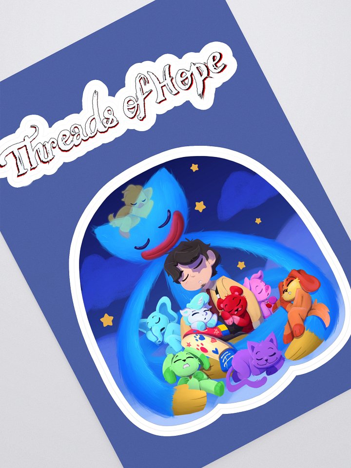 Threads of Hope: Sleepytime Sticker (Large) product image (1)