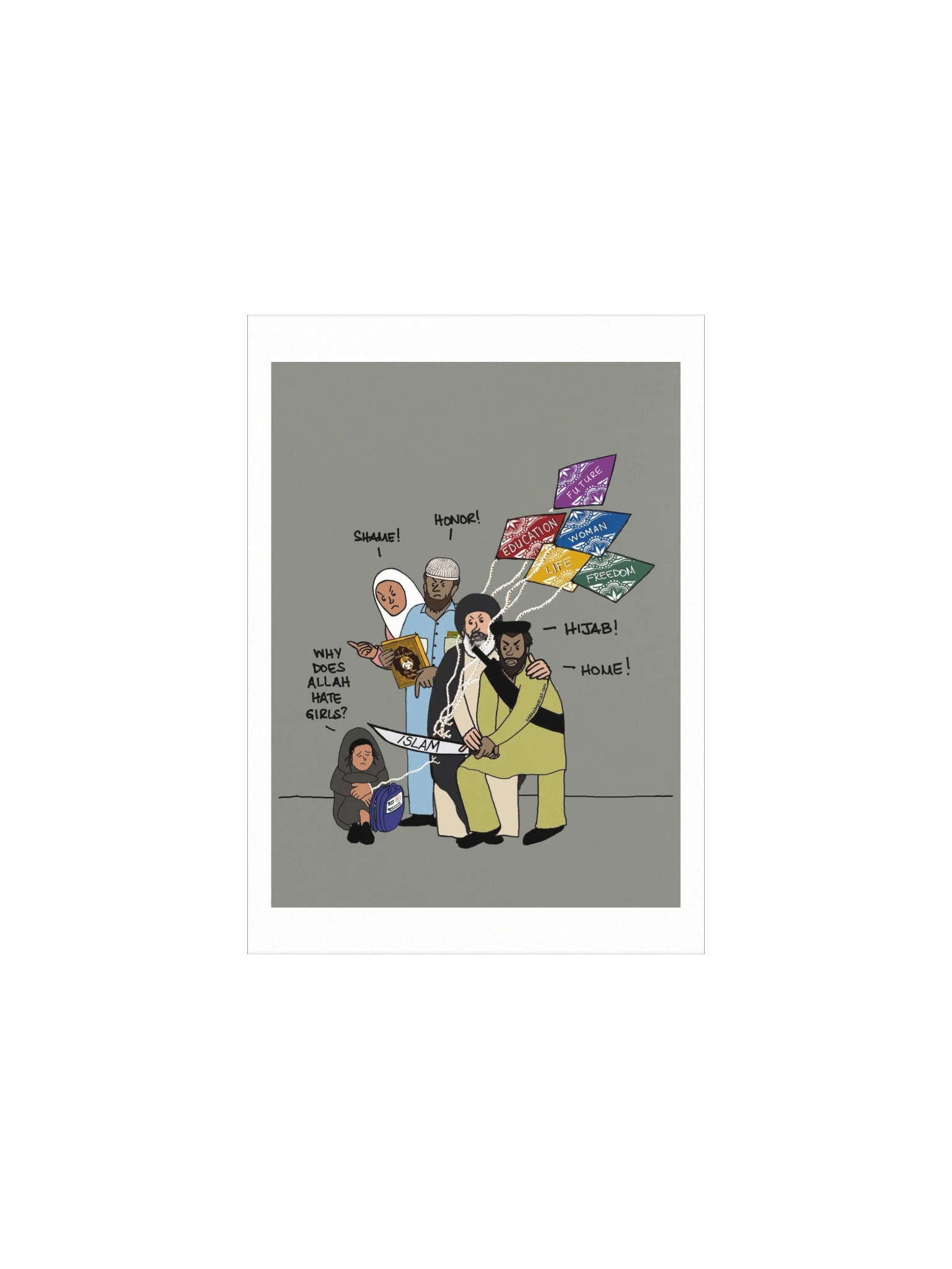 Why Does Allah Hates Girls Poster product image (1)