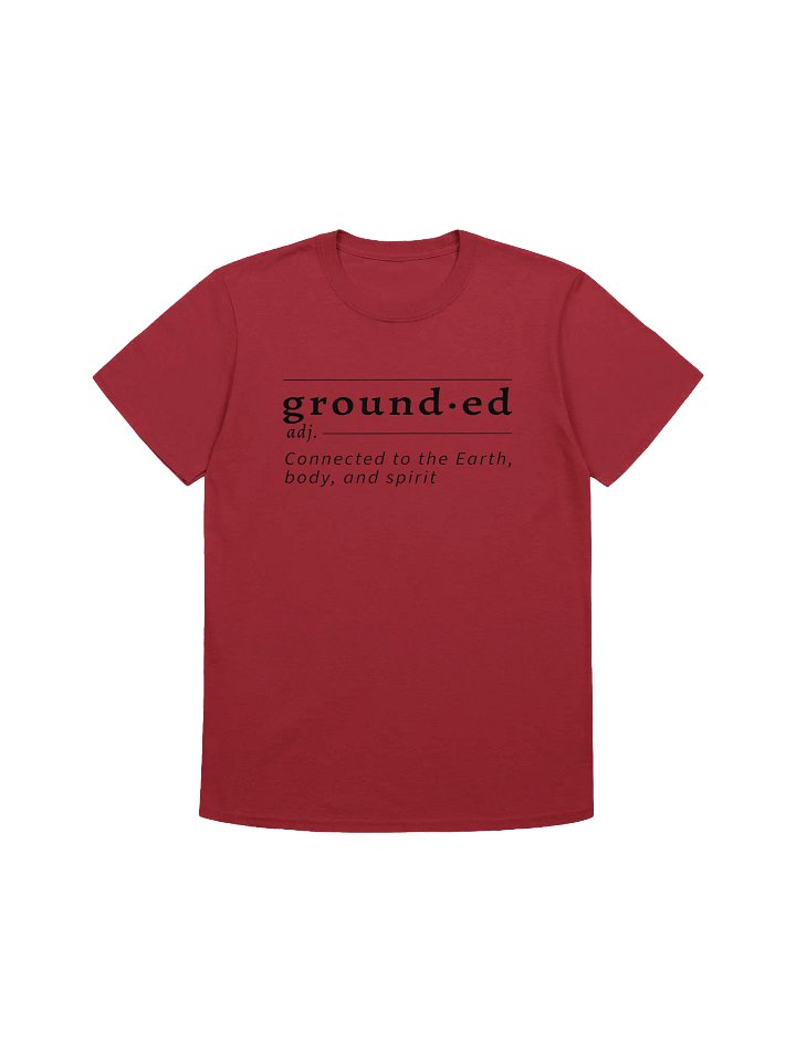 Grounded Definition Unisex Tee blk product image (1)