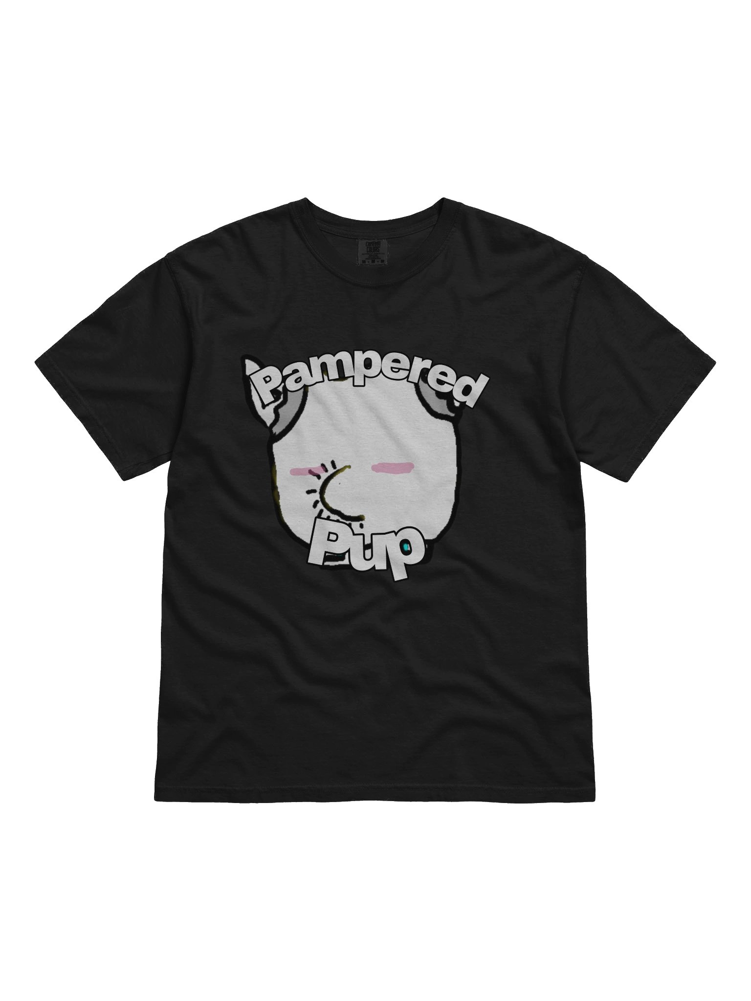 Pampered Pup (Blushing) heavyweight T-Shirt product image (1)