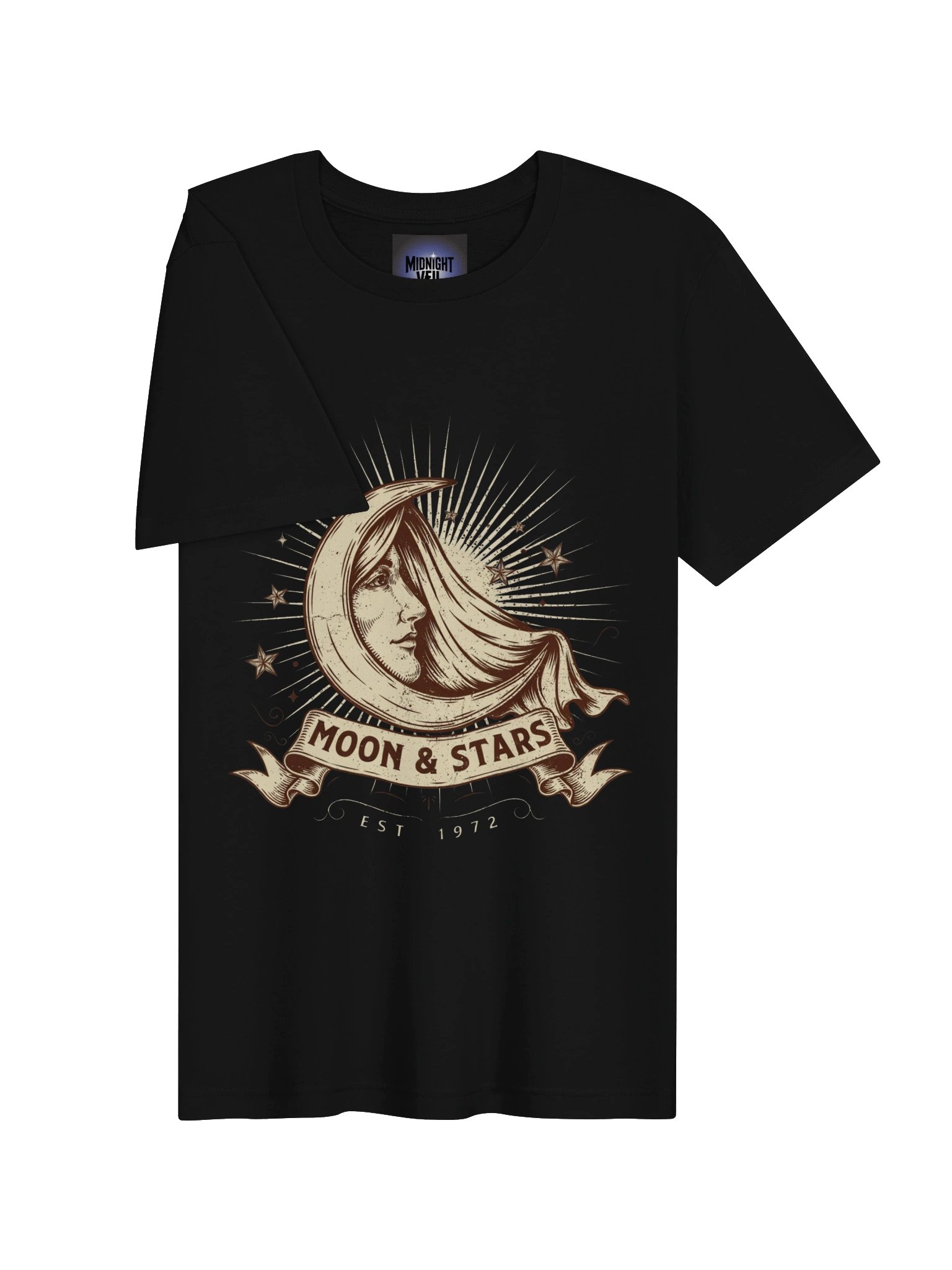 Midnight Veil Moon & Stars T-Shirt product image (25)