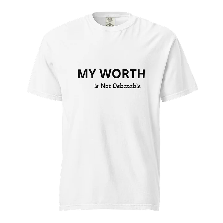 My Worth Is Not Debatable Tee product image (37)