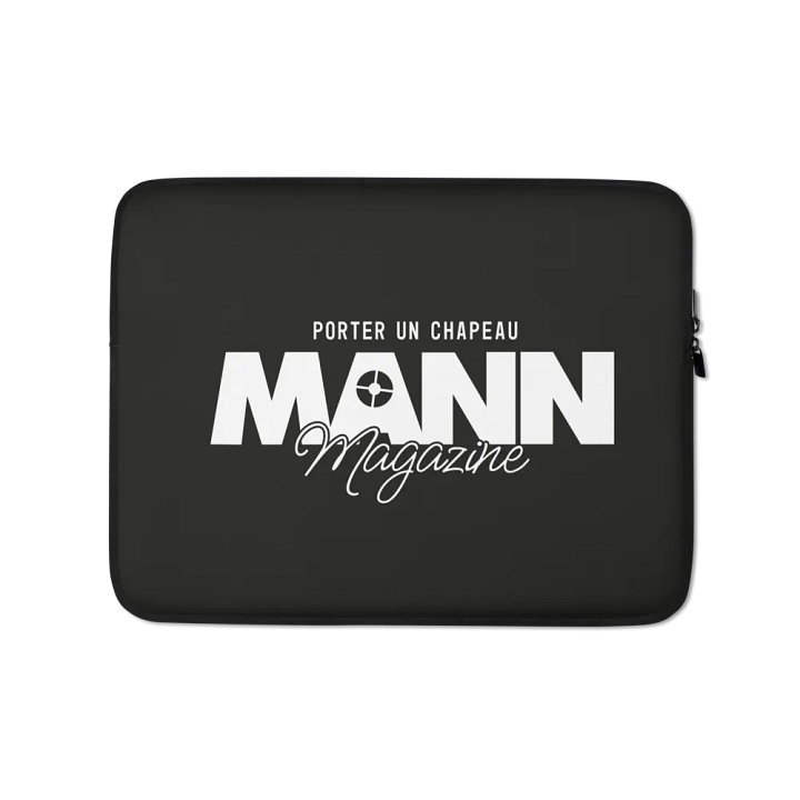 MANN Magazine Black Laptop Sleeve product image (1)