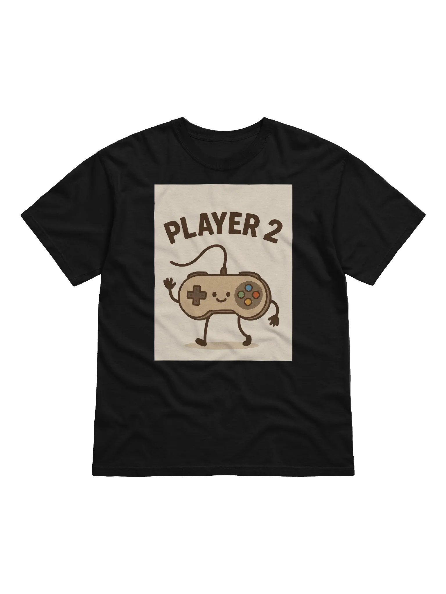 Player 2 Retro Gaming Controller T-Shirt product image (4)