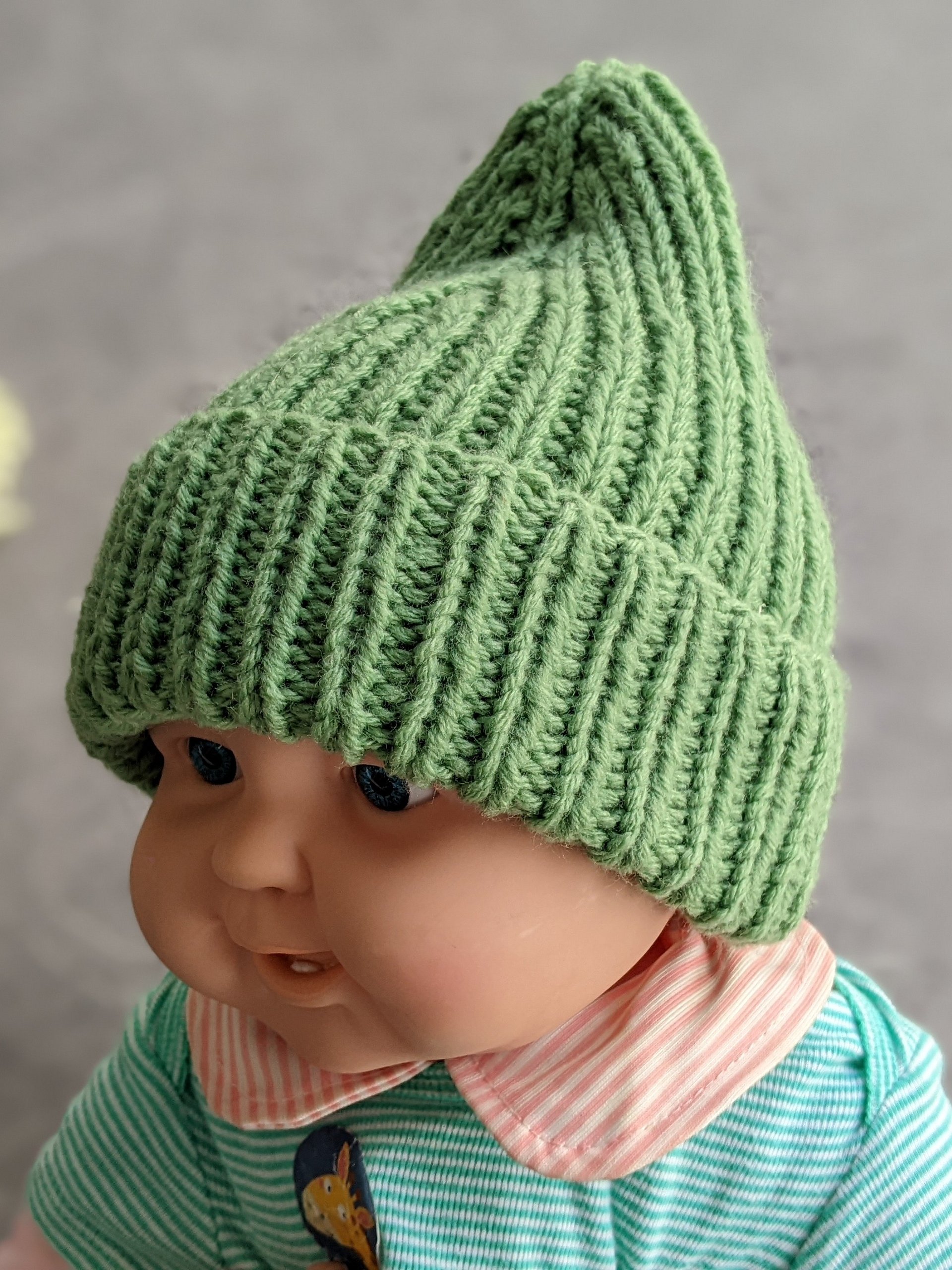 Knit Mountain Infant Baby Hat Pattern product image (4)