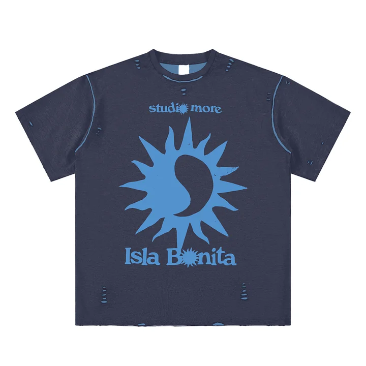 Isla Bonita Hand-frayed Reversible Tee product image (5)