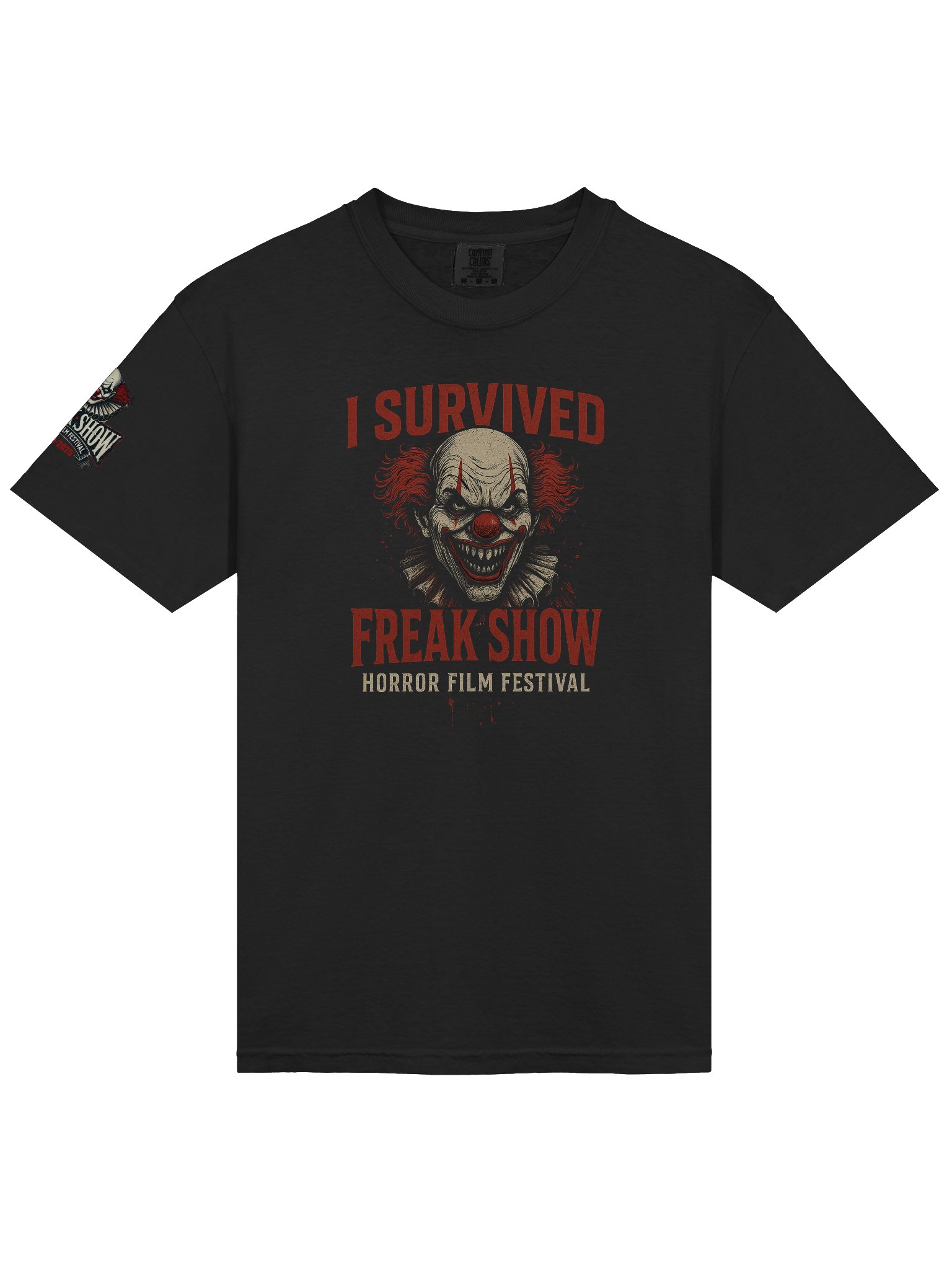 Freak Show Horror Festival Clown T-Shirt product image (3)