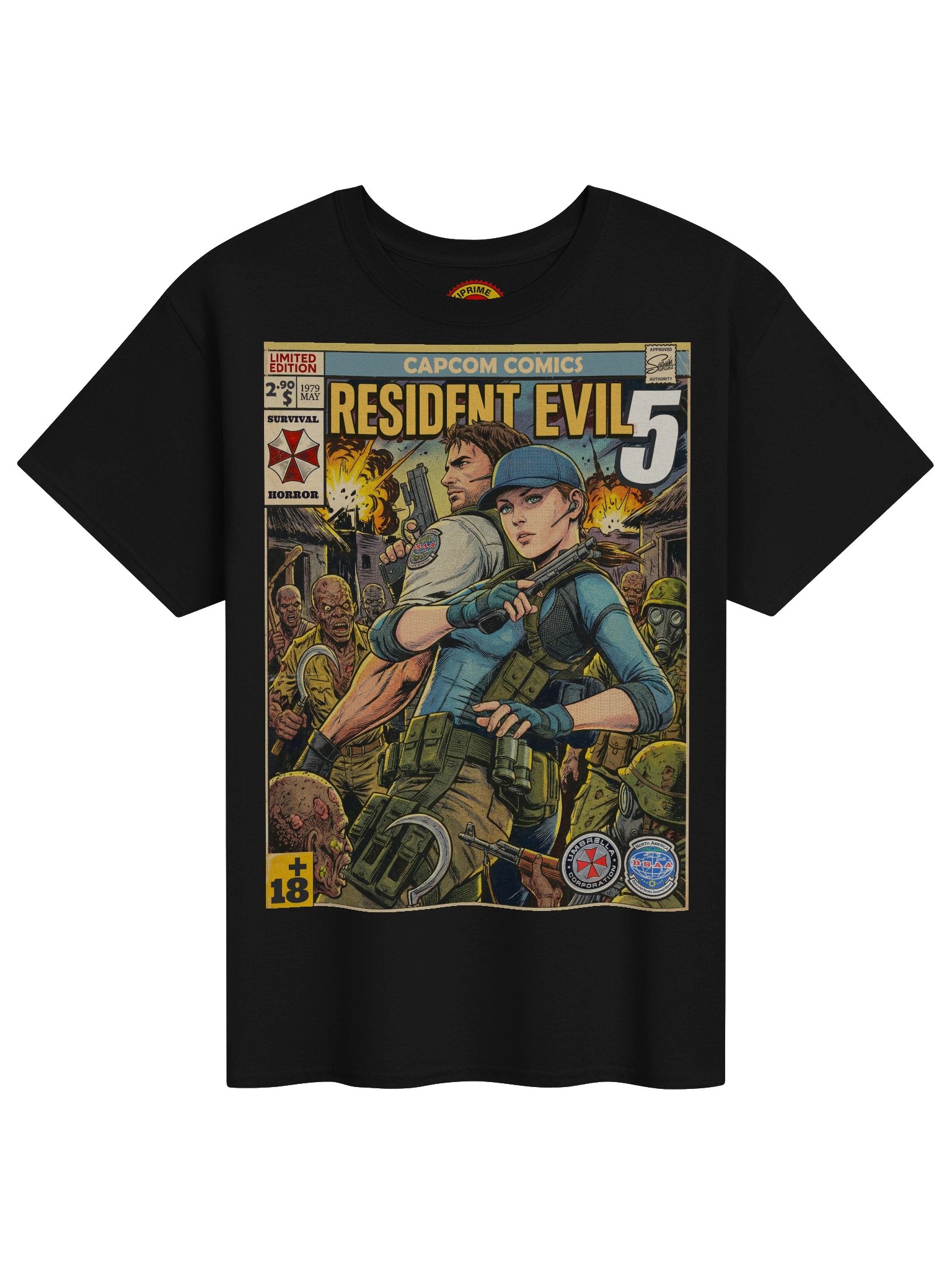 Resident Evil 5 Comic Art T-Shirt product image (1)