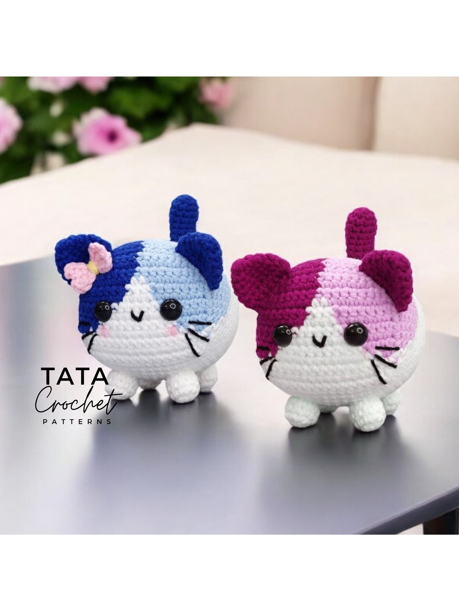 PDF Pattern -♡- Crochet Cute Loaf Cat product image (1)