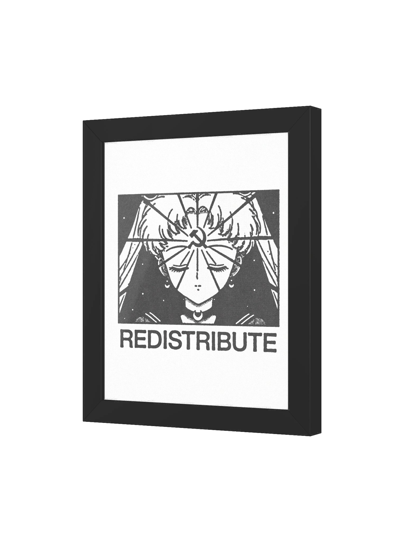 REDISTRIBUTE ! Framed Print. number 3 product image (3)