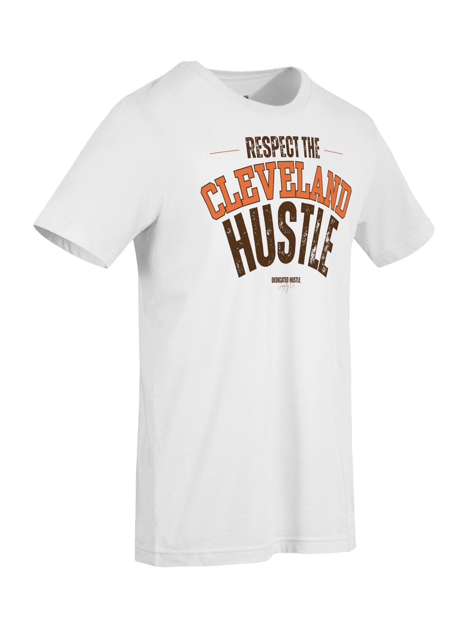 Respect the Cleveland Hustle - Varsity Edition Tee | White product image (7)